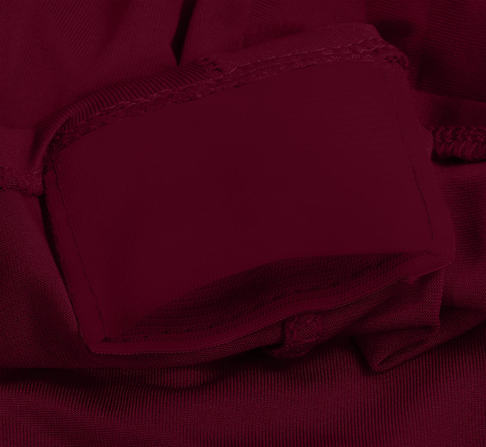 Utopia Kitchen Spandex Tablecloth 2 Pack [6FT  Burgundy] Tight  Fitted  Washable and Wrinkle Resistant Stretch Rectangular Patio Table Cover for Event  Wedding  Banquet & Parties [72Lx30Wx30H Inch]