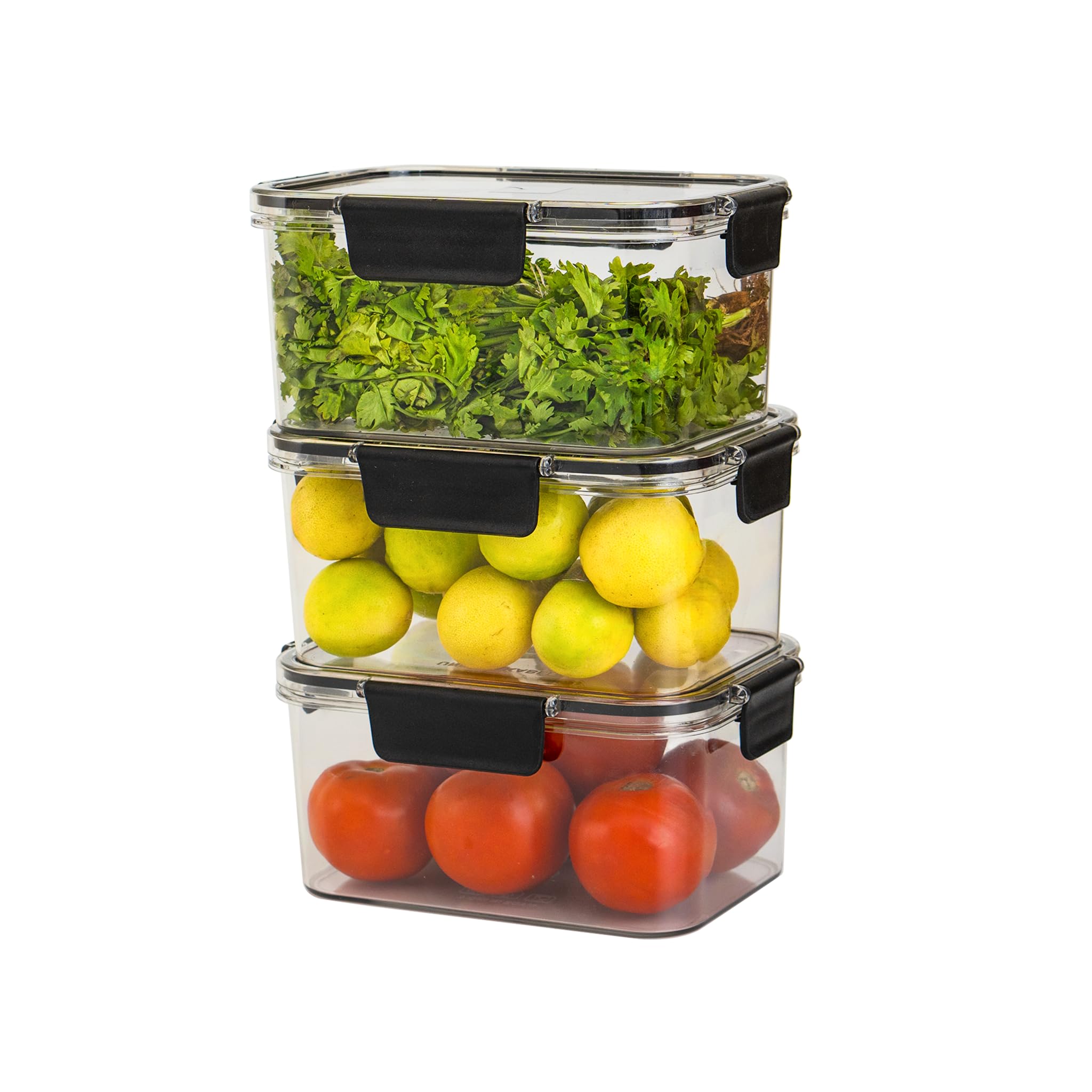 Tex-Ro Air Tight Container For Fridge Storage Containers|Plastic Containers |Fridge Organiser Storage Boxes|Refrigerator Storage