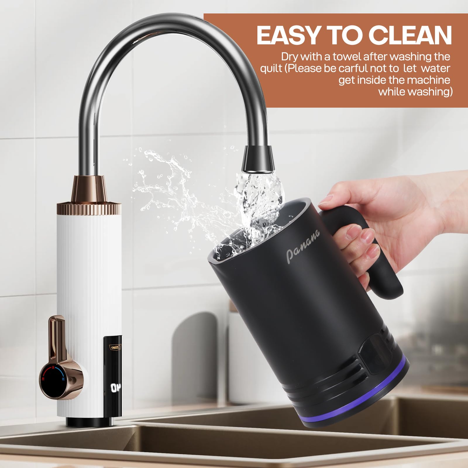 Electric Milk Frother, 4 In 1 Milk Steamer, 14.5Oz/430Ml Automatic Warm And Cold Foam Maker For Coffee,Latte, Cappuccino, Macchi
