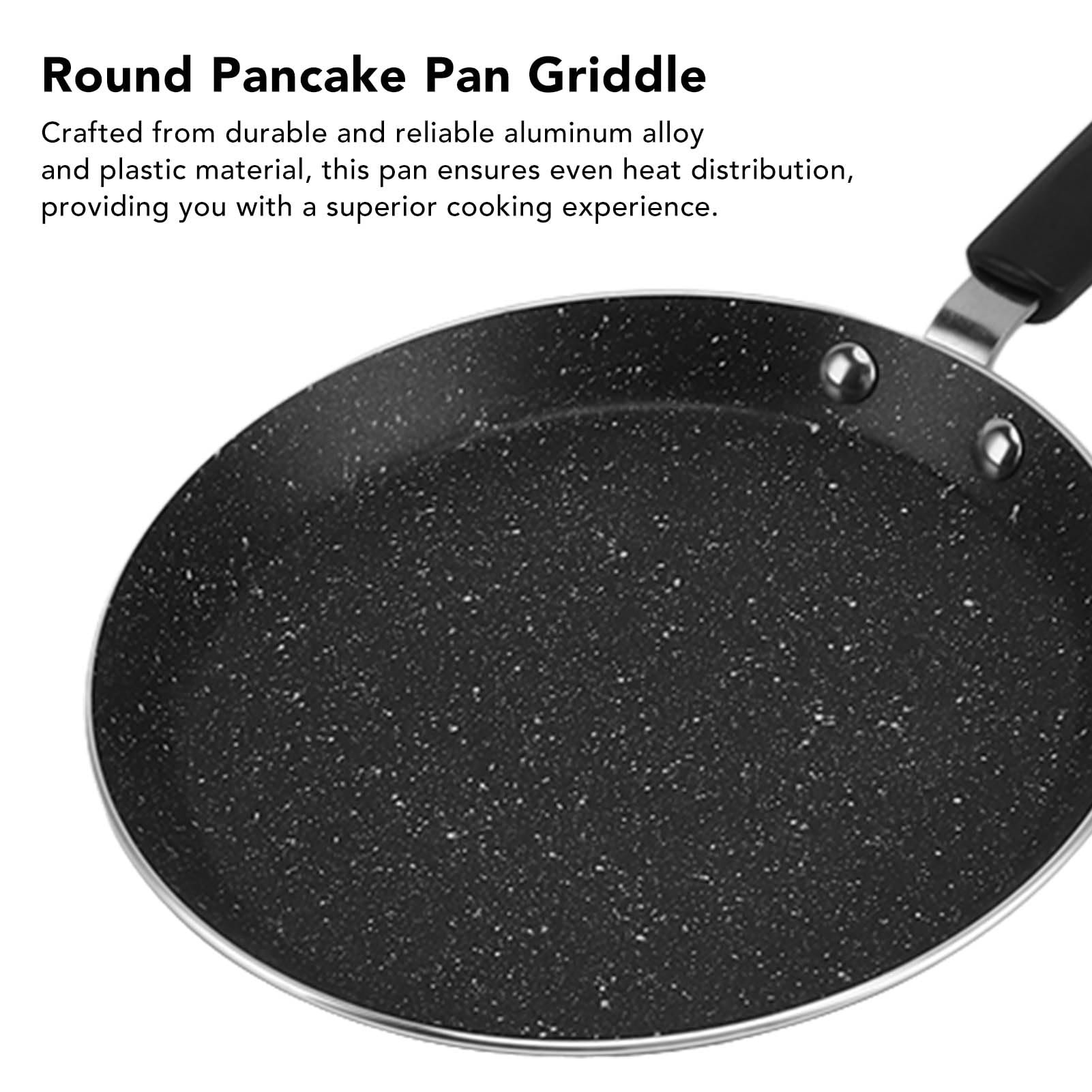 Luqeeg Nonstick Crepe Pan, 6 Inch Aluminum Skillet for All Stovetops, Model Luqeegg2vn6yzw03-11