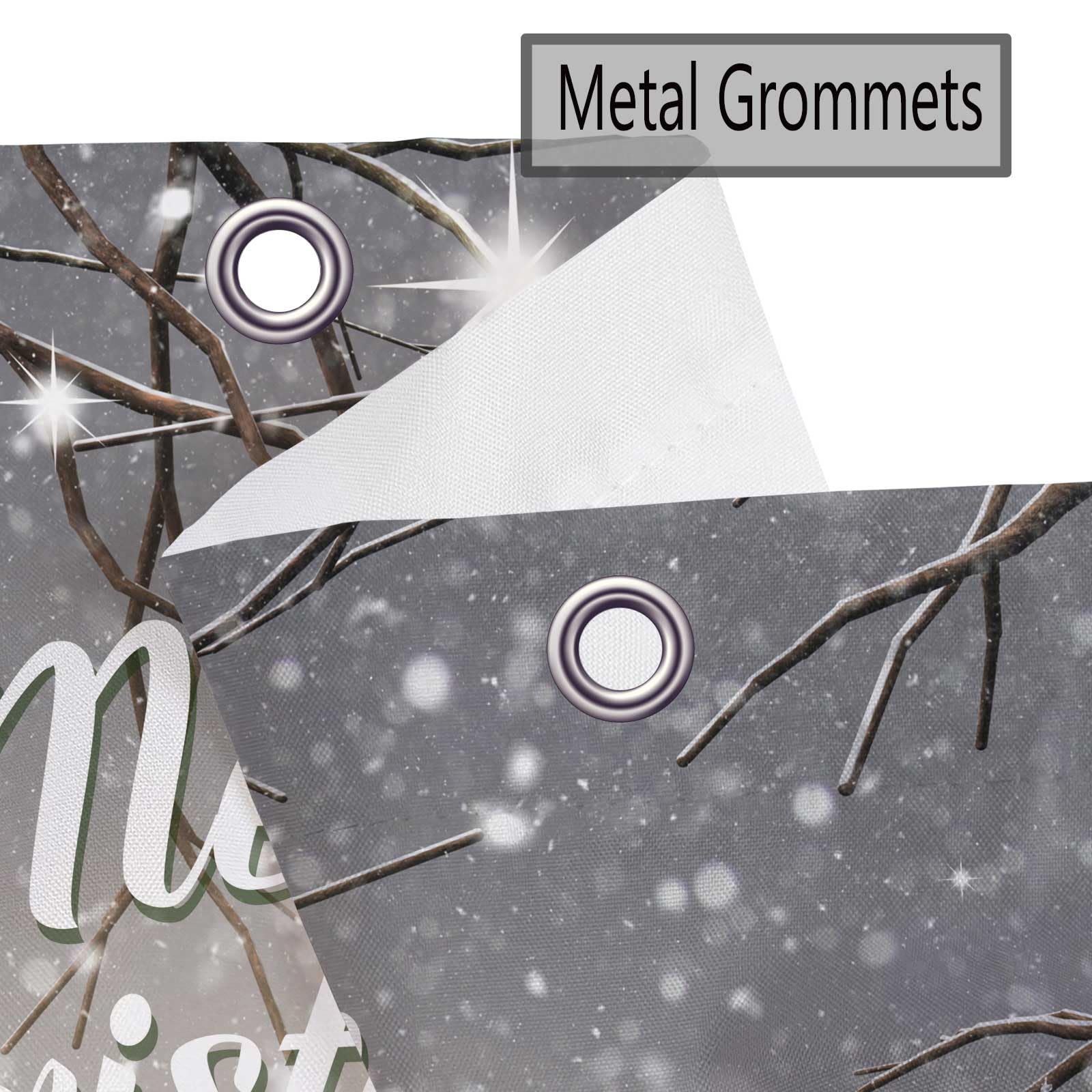 Icteisom Christmas Snowman Shower Curtain, Cute Snowman Snowflake Forest Grey Winter Fabric Shower Curtains For Bathroom, Xmas H