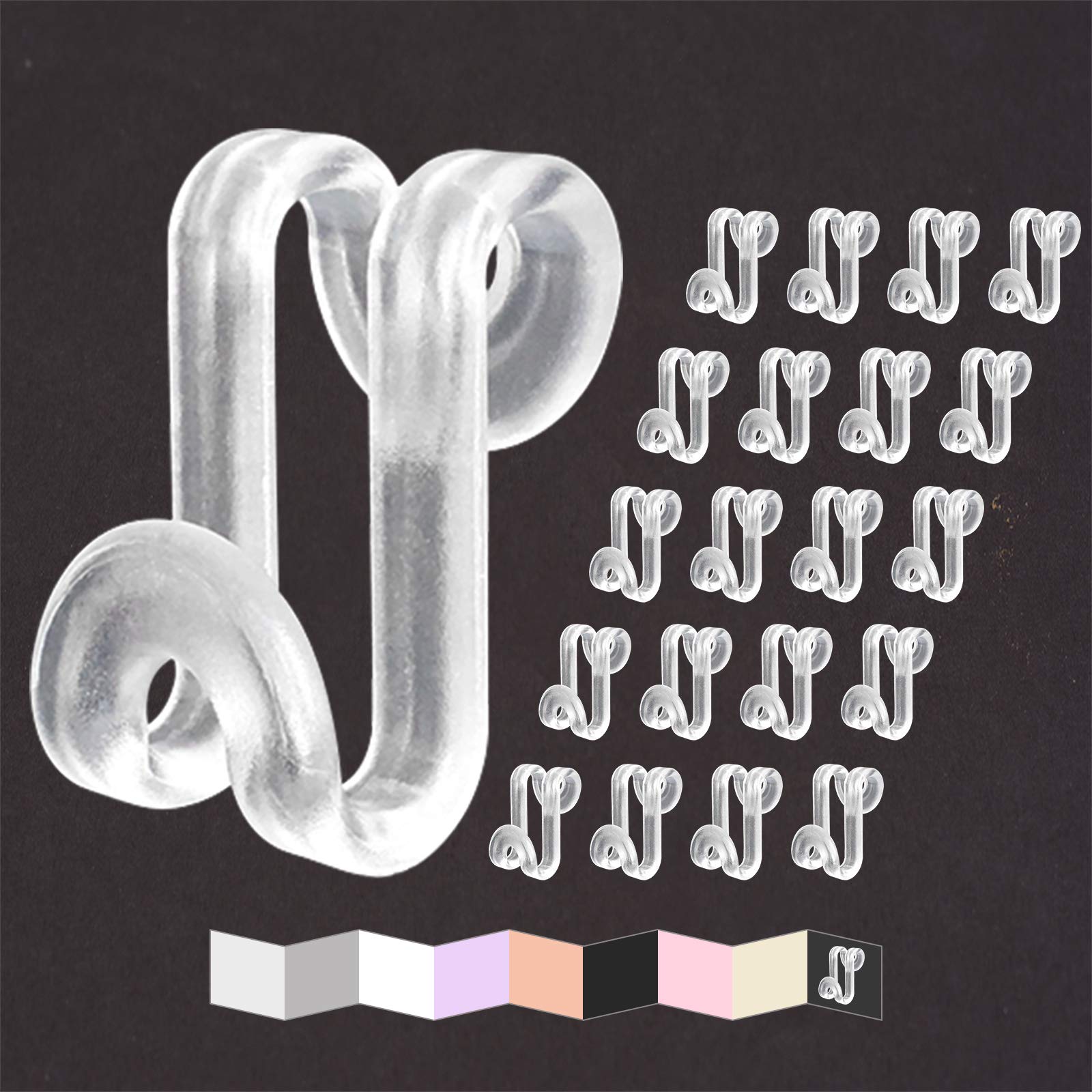 Frezon Clothes Hanger Connector Hooks, Outfit Hangers, Hanger Extender Clips, Cascading Hanger Hooks, Velvet Huggable Hangers Ac