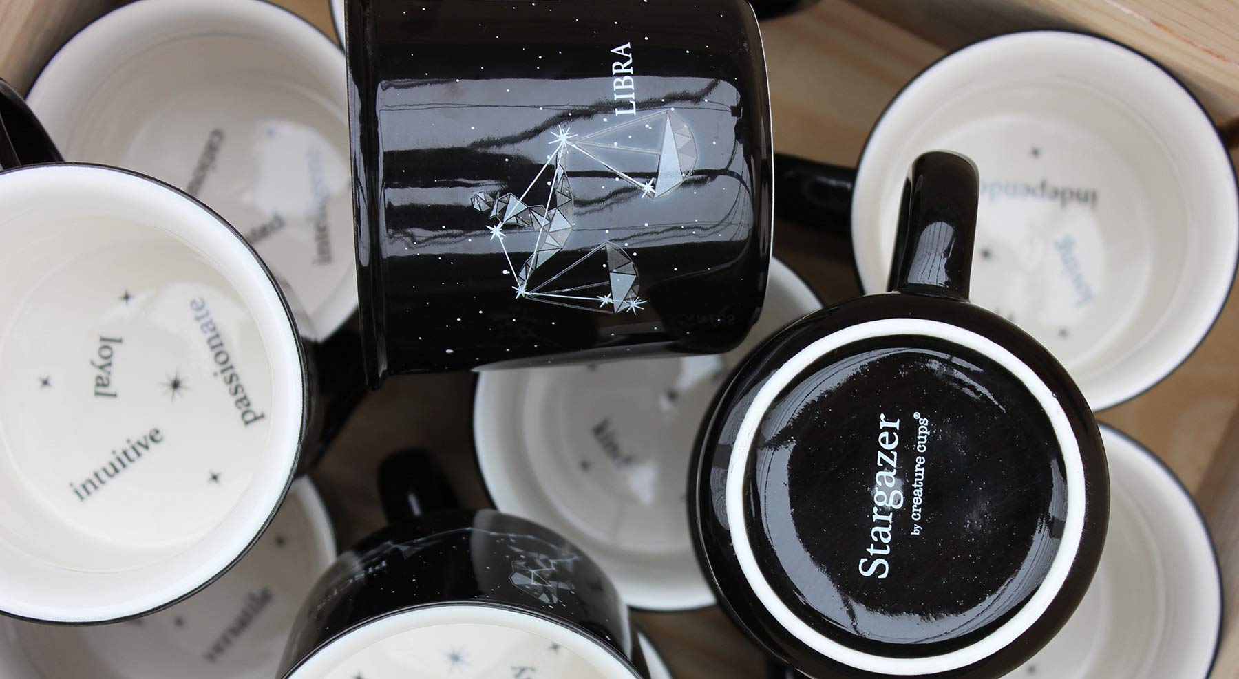 Virgo Ceramic Mugs - 13.5 Oz Coffee & Tea Mug, Astrology Horoscope Cups With Personality Traits Revealed Inside, August & Septem