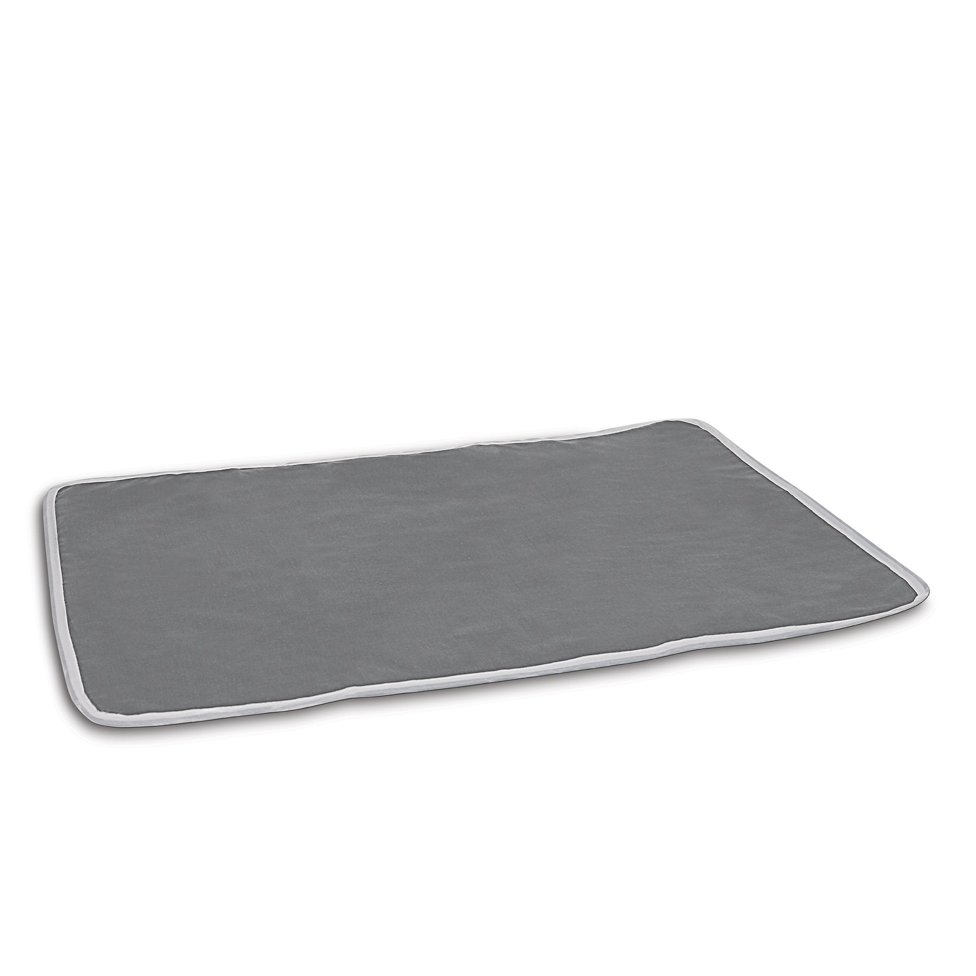 HOMZ Cotton Ironing Mat, Portable, Gray, 19 x 28 x 19