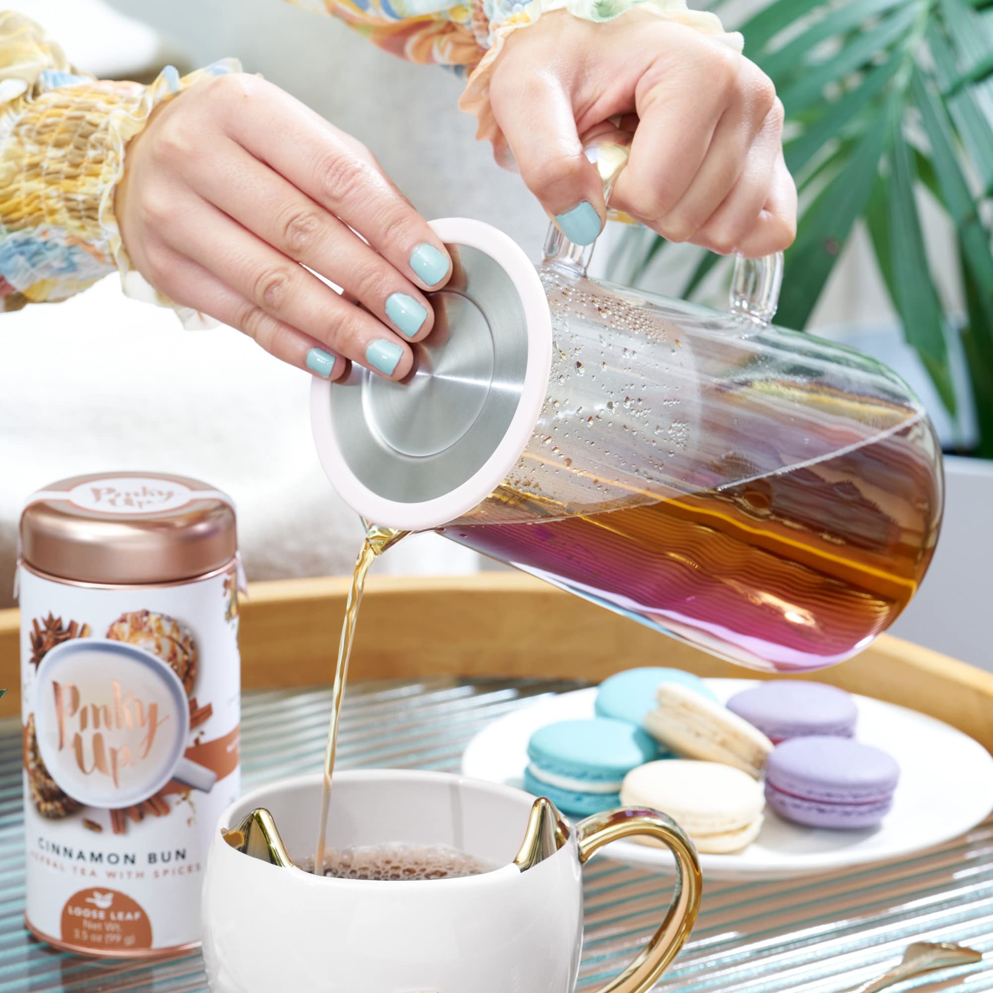 Annika Glass Teapot & Infuser By Pinky Up