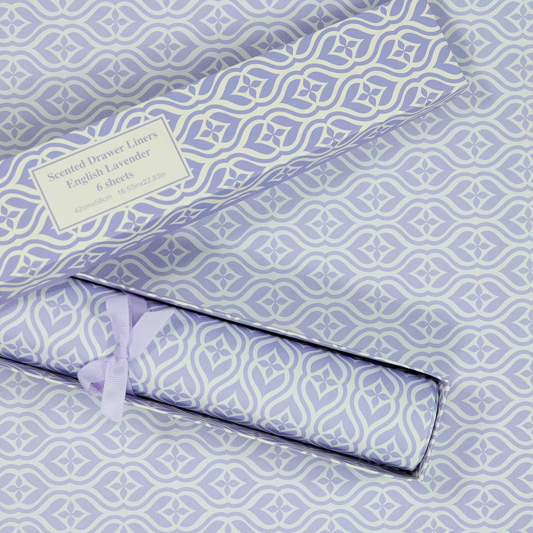 Lavender Scented Drawer Liners  6 Sheets Fragrant Paper Liners Non-Adhesive Paper Sheets for Home Closet  Dresser Drawers  for Home Fragrance
