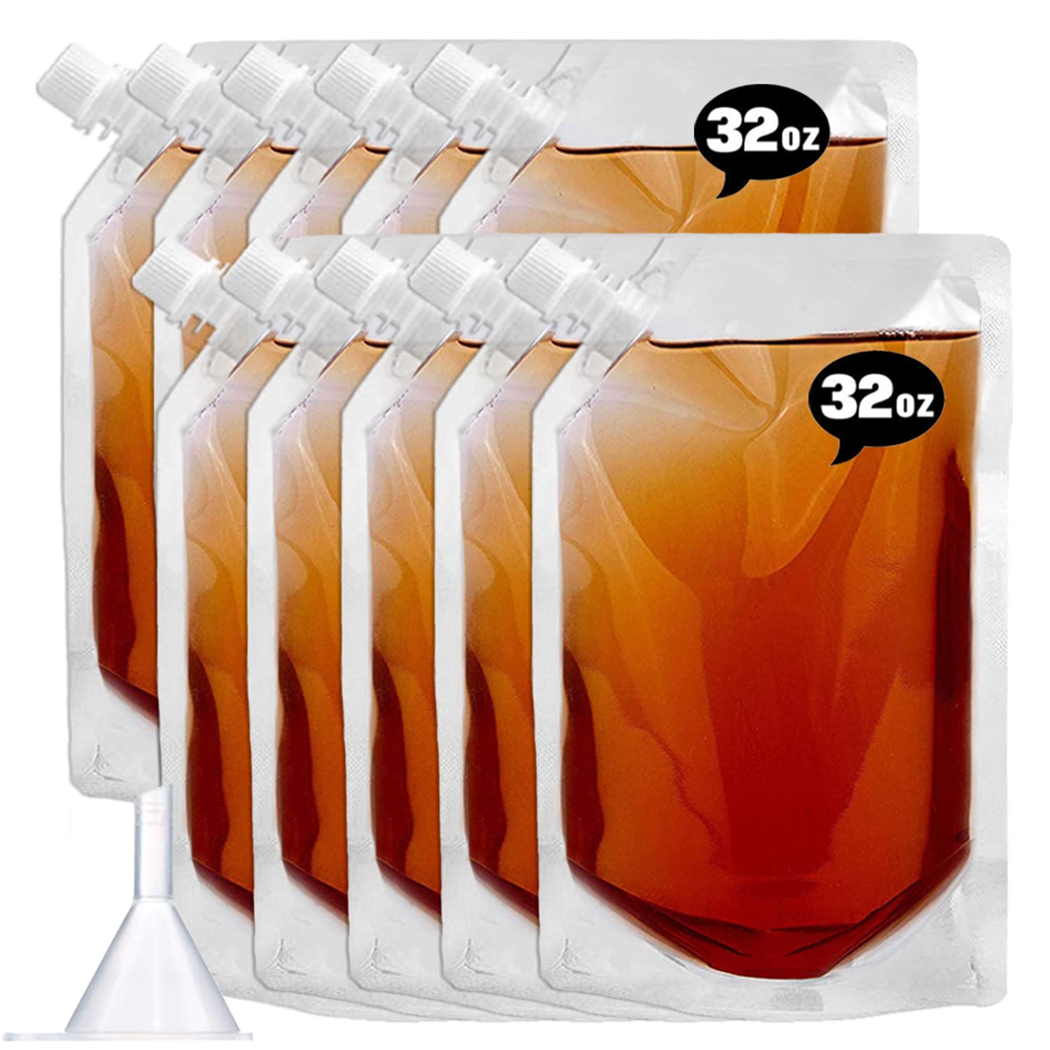 Concealable And Reusable Cruise Sneak Plastic Flask Kit,Juice Travel Plastic Bags Drink Bags For Travel Outdoor Sports, Concerts