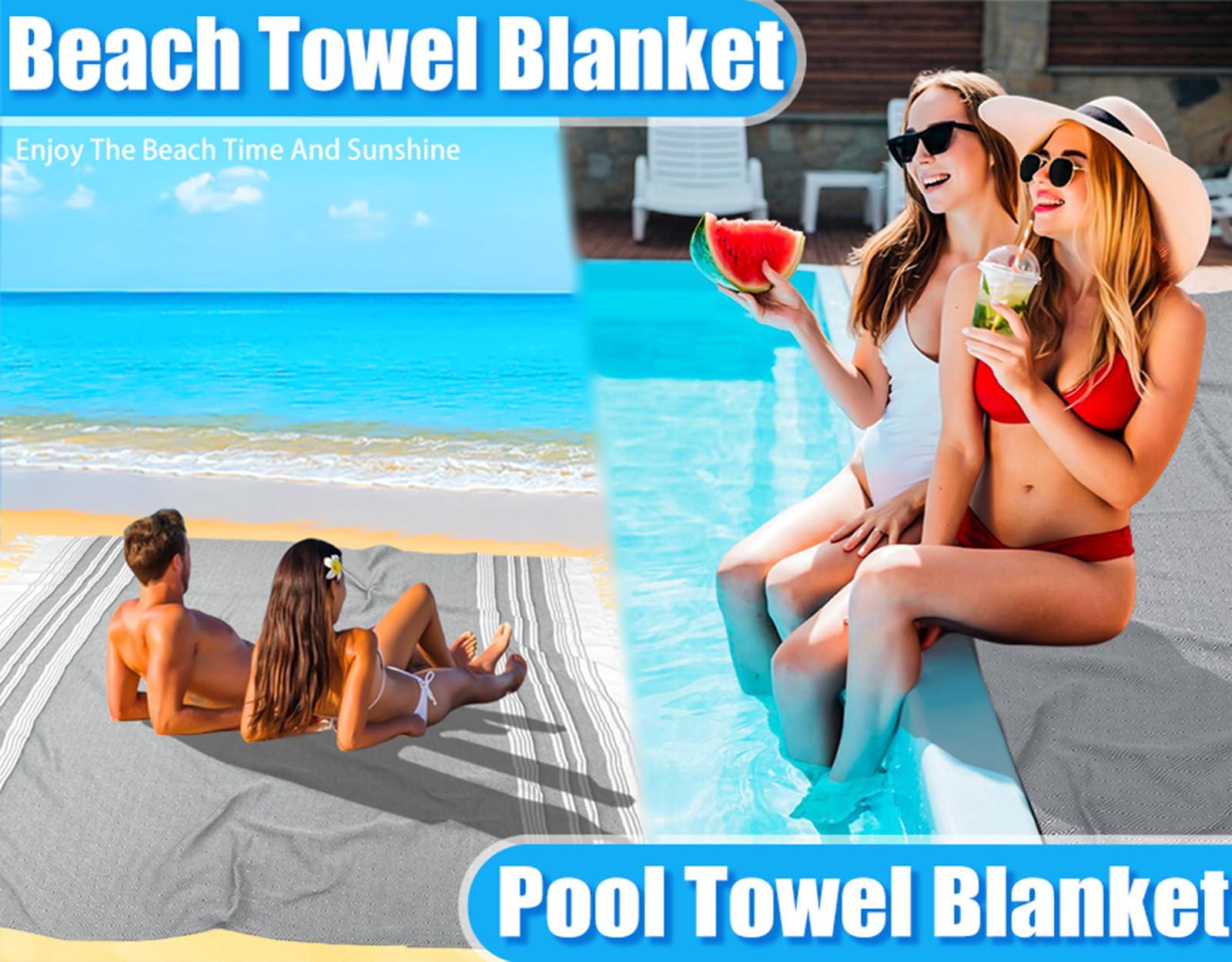 Large Throw Blanket Yoga Blanket Turkish Beach Towel Mens Birthday Gift Idea Dad Father Day Husband Brother Uncle Boyfriend Male