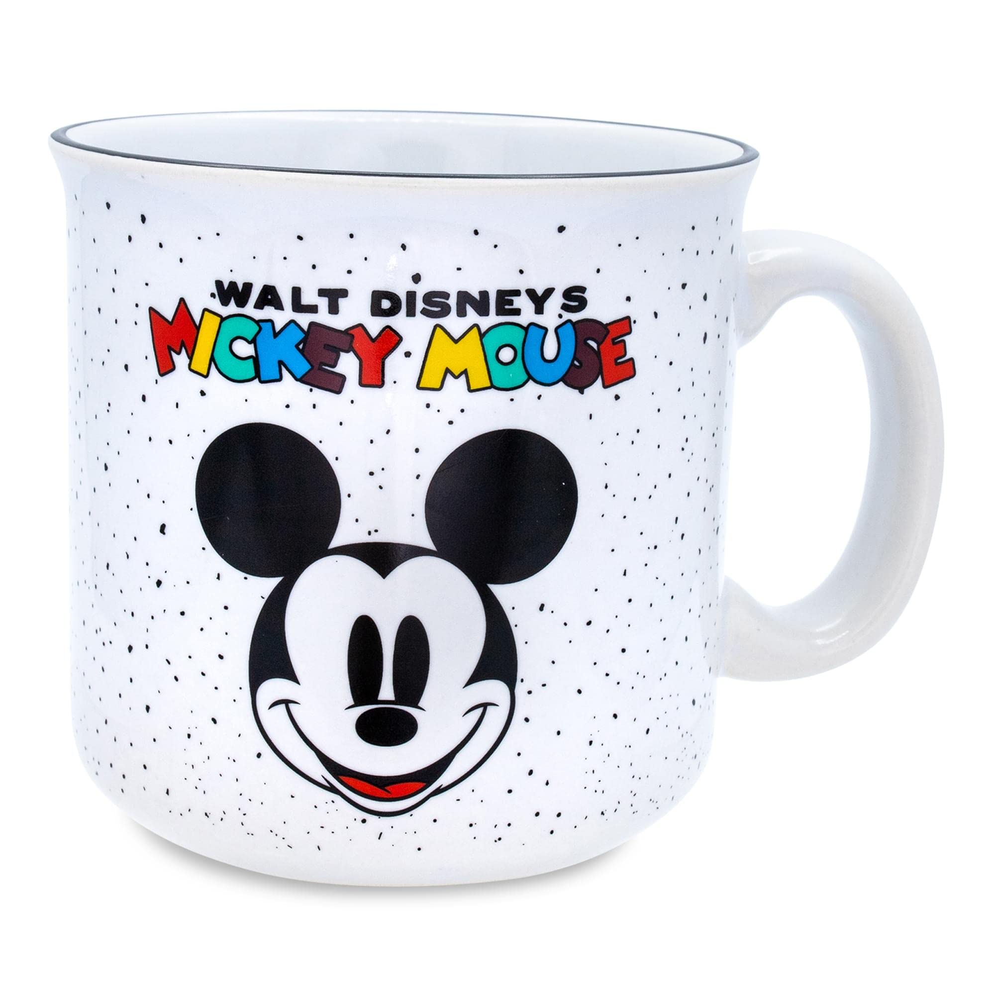 Disney Mickey Mouse Rainbow ceramic camper Mug  Holds 20 Ounces