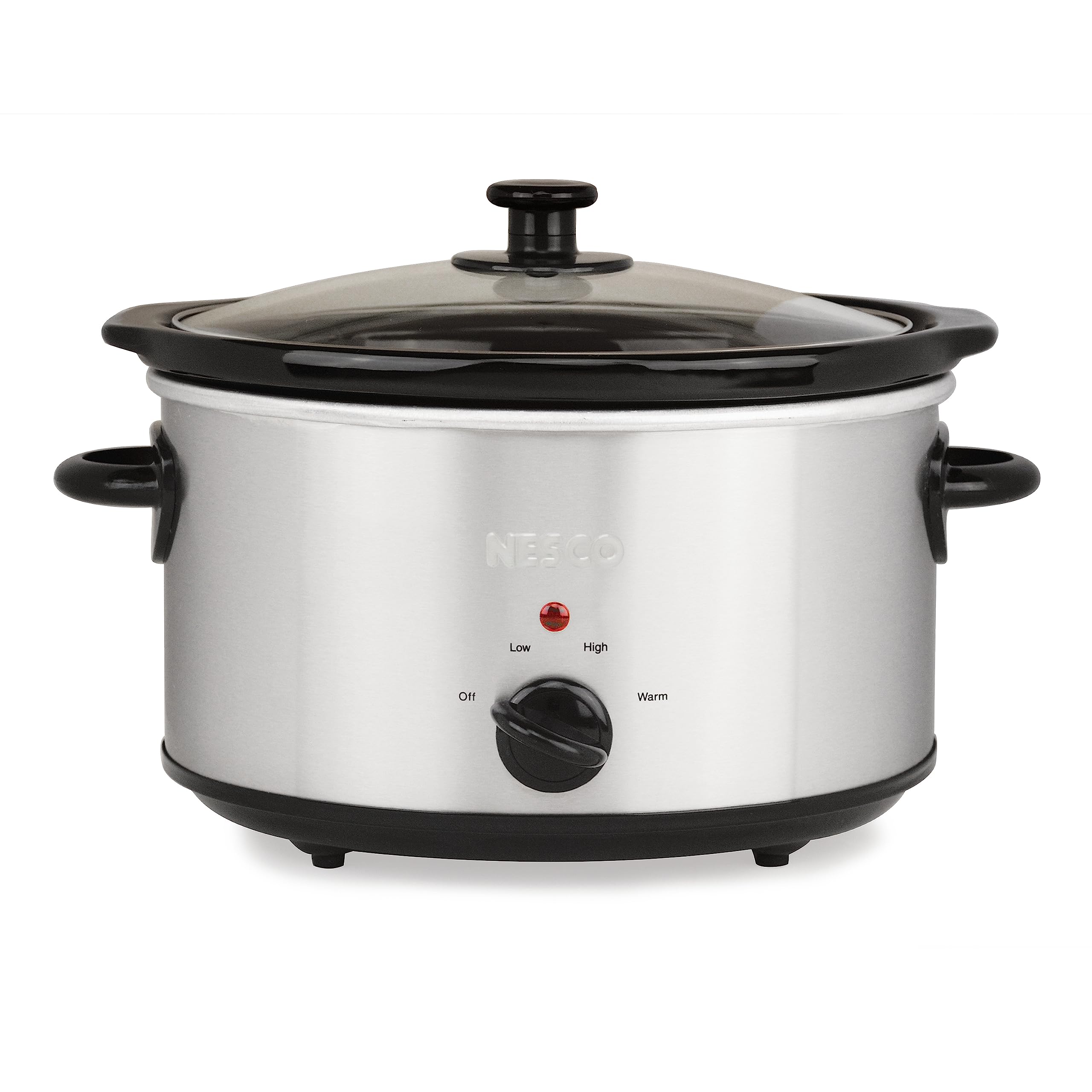 NESCO SC-4-25, Slow Cooker, 4 Quart, Silver