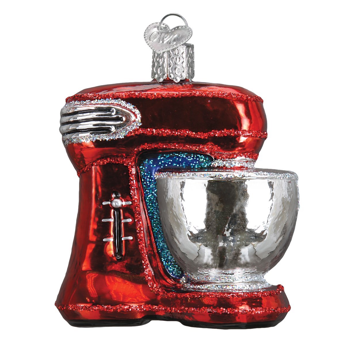 Old World Christmas Ornaments: Chefs Collection Glass Blown Ornaments for Christmas Tree, Mixer