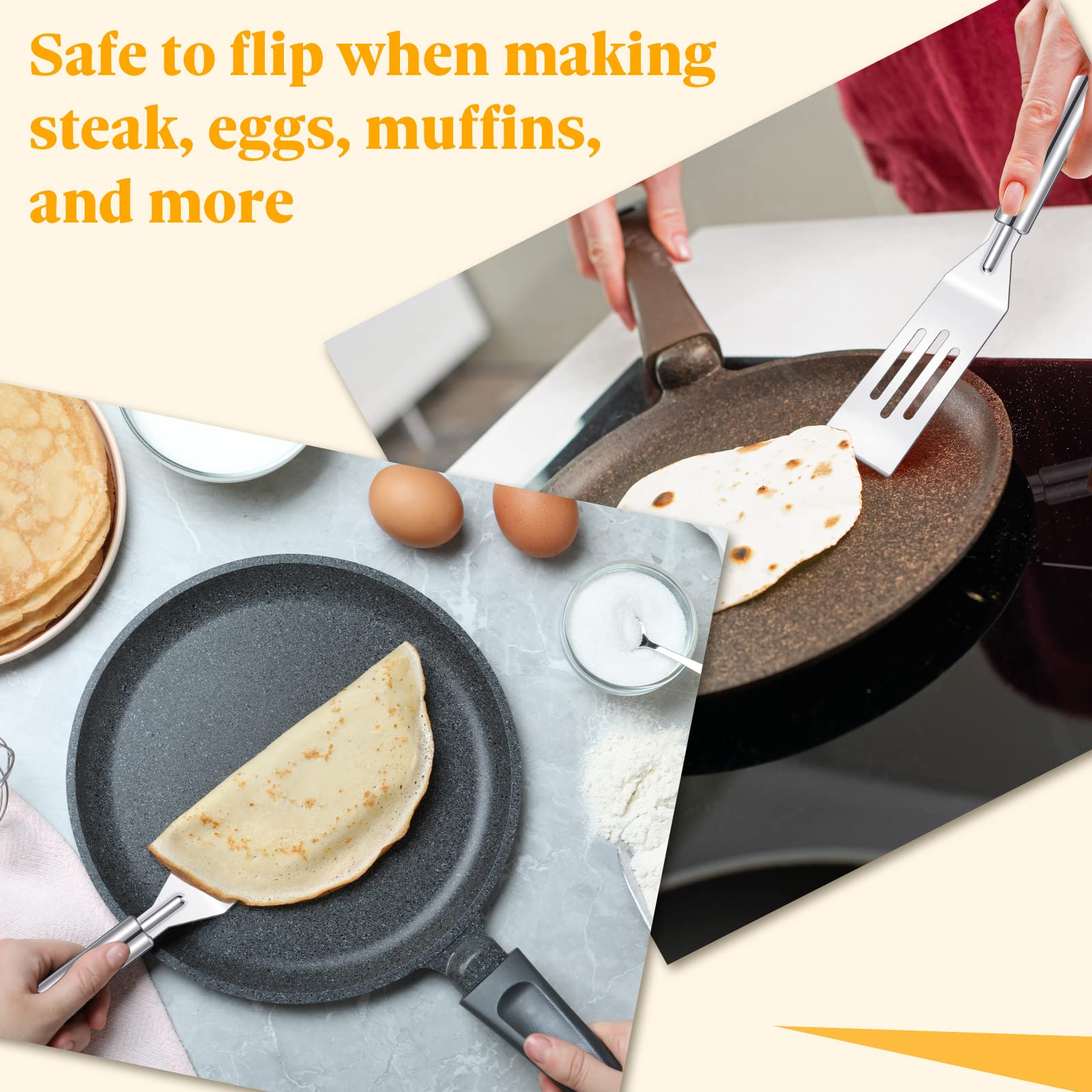 3 Pieces Small Spatula Mini Brownie Serving Spatula Narrow Thin Mini Silicone Crepe Spatula Kitchen Cooking Nonstick Stainless S