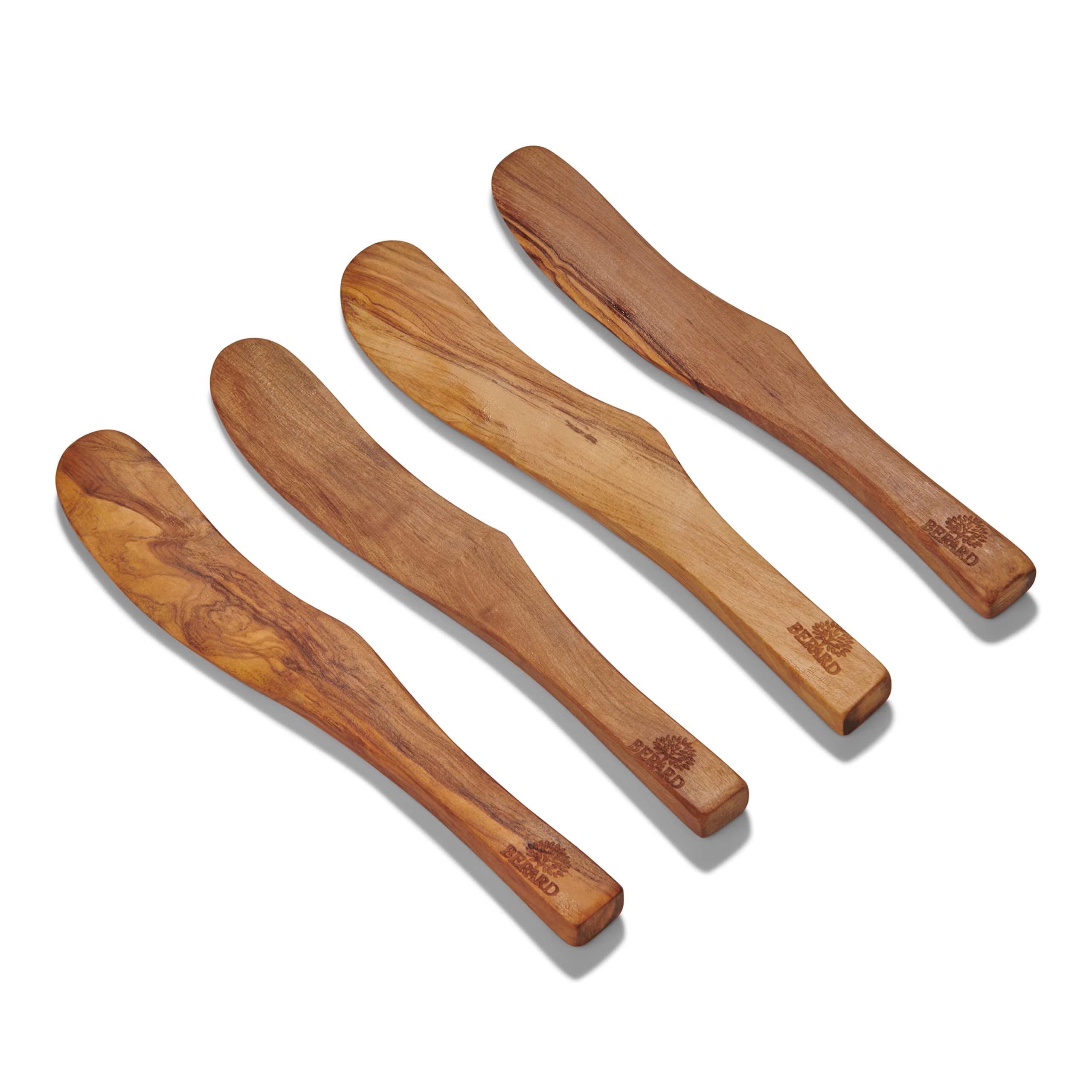 Berard Set Of 4 Olivewood, 7In /17.5Cm Spreader, Wood