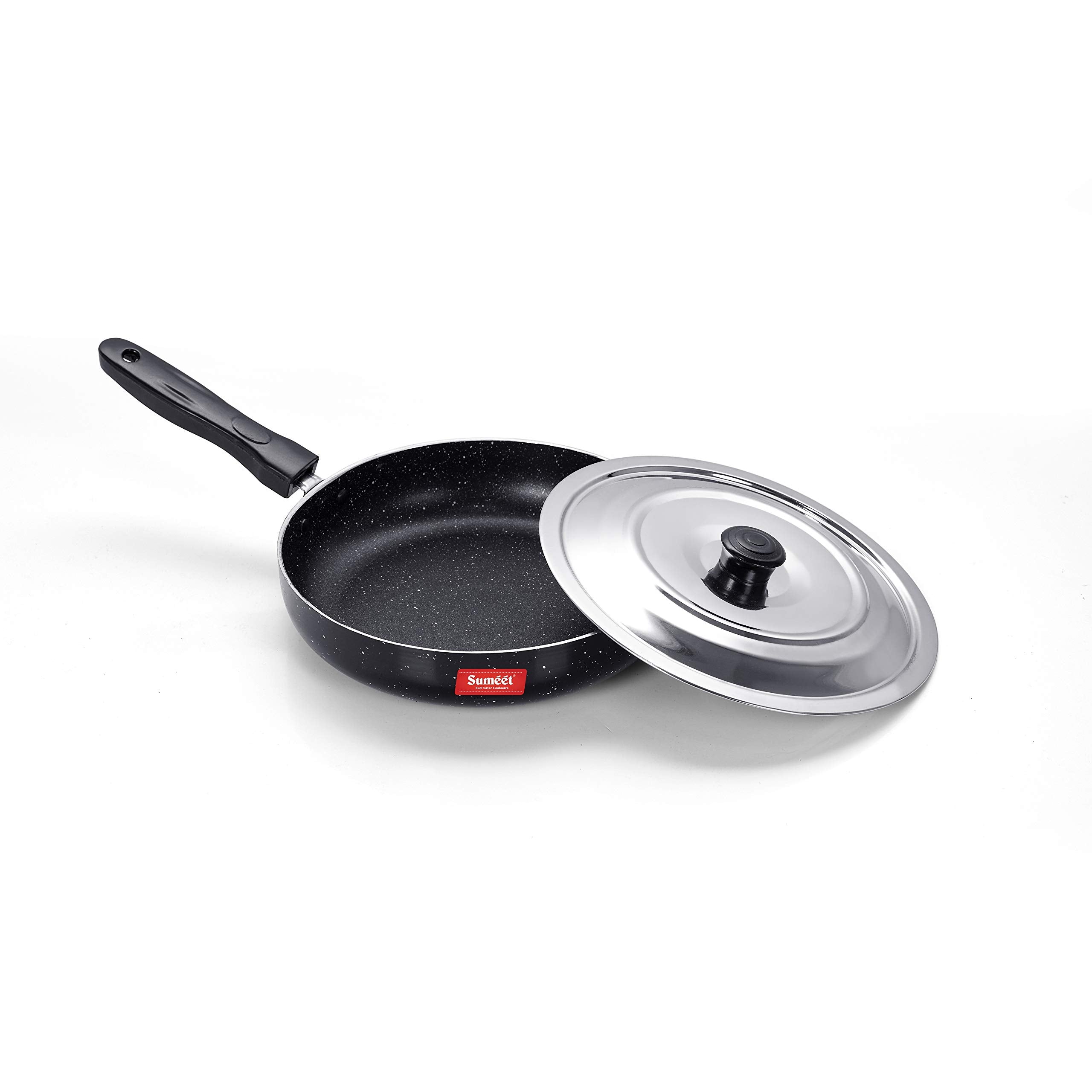 Sumeet NonStick Sparkle Induction Fry Pan With Lid 22cm Dia