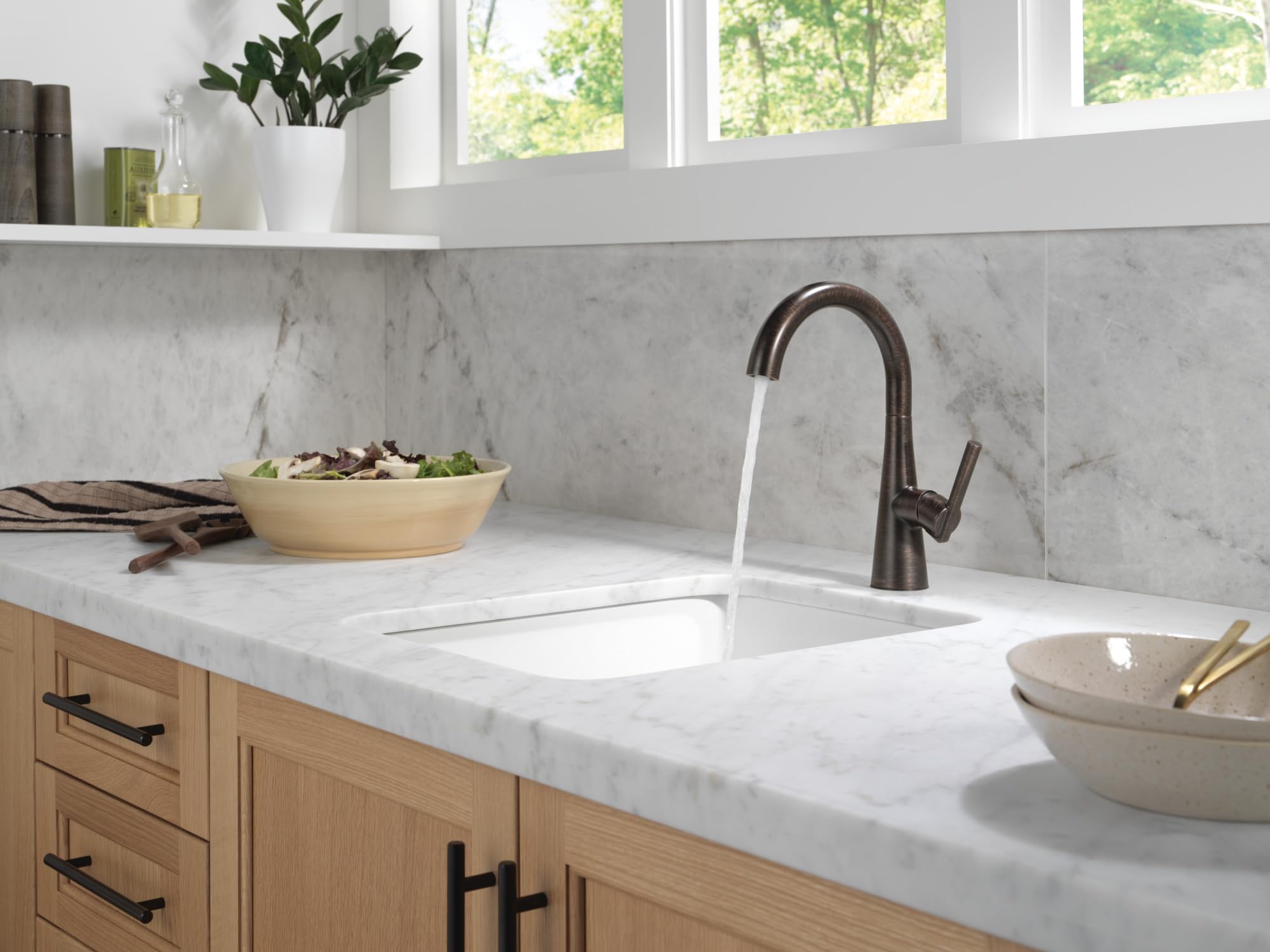 Delta Faucet Bar Faucet Oil Rubbed Bronze, Bar Sink Faucet Single Hole Oil Rubbed Bronze, Wet Bar Faucets, Prep Sink Faucet, Fau