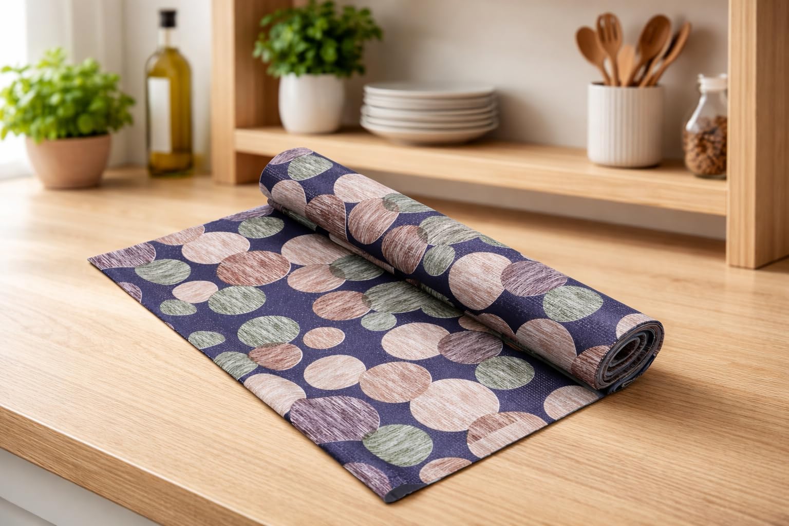 The LionS Share Check Pattern (05 Mtr Roll) Anti Slip Kitchen Mats For Shelf  Waterproof Trolley Mats For Fridge|Cabinet|Drawe