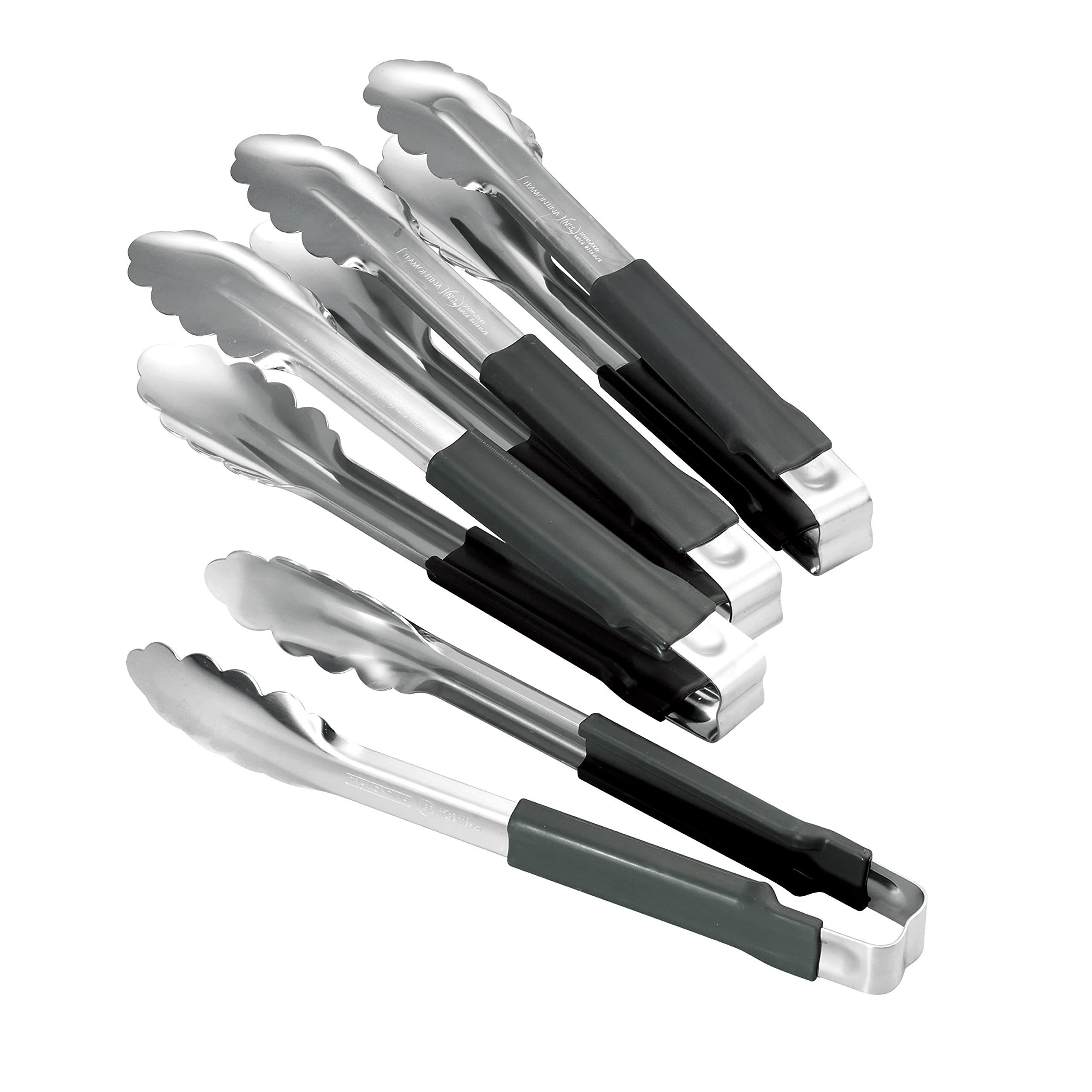 Tramontina Tongs With Silicone Grip Stainless Steel 4 Pk, 80206/538Ds