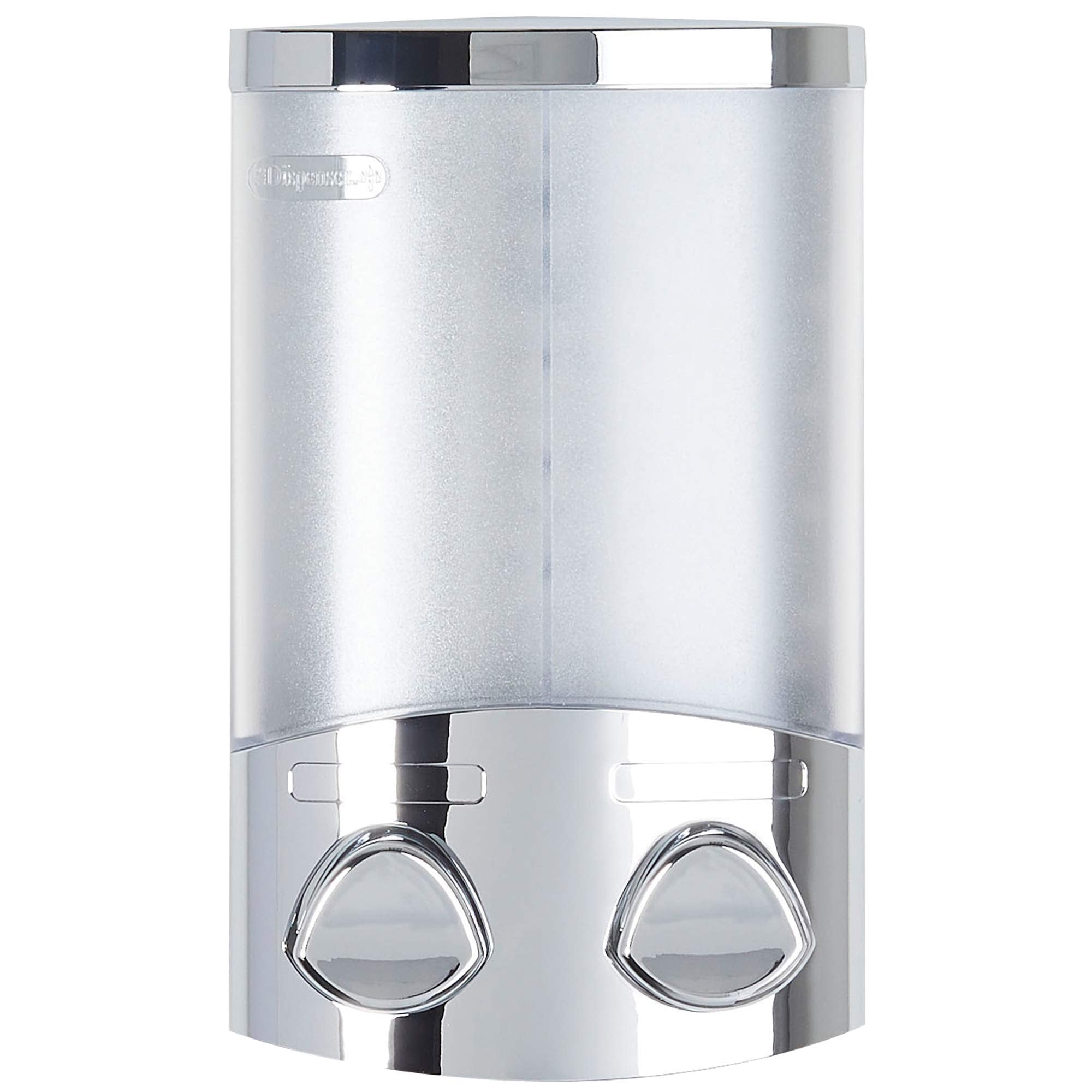 Better Living Products Duo Shower Dispenser 2, Shampoo And Soap Dispenser, 2 X 10.5 Fl. Oz. Chrome, 4.75'' X 3.13'' 7.75''