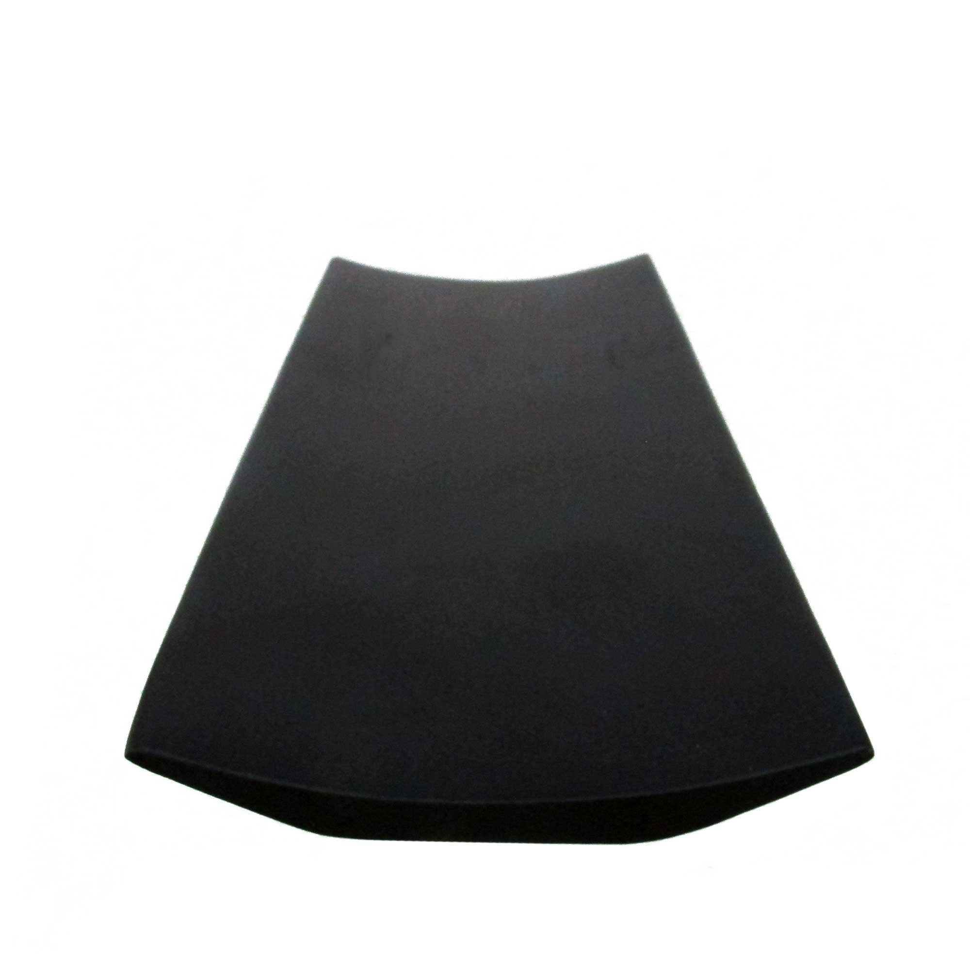 Reusable Bamboo Black Rectangle Sushi Serving Tray Plate 7'' X 2.8'' - 10 Pieces