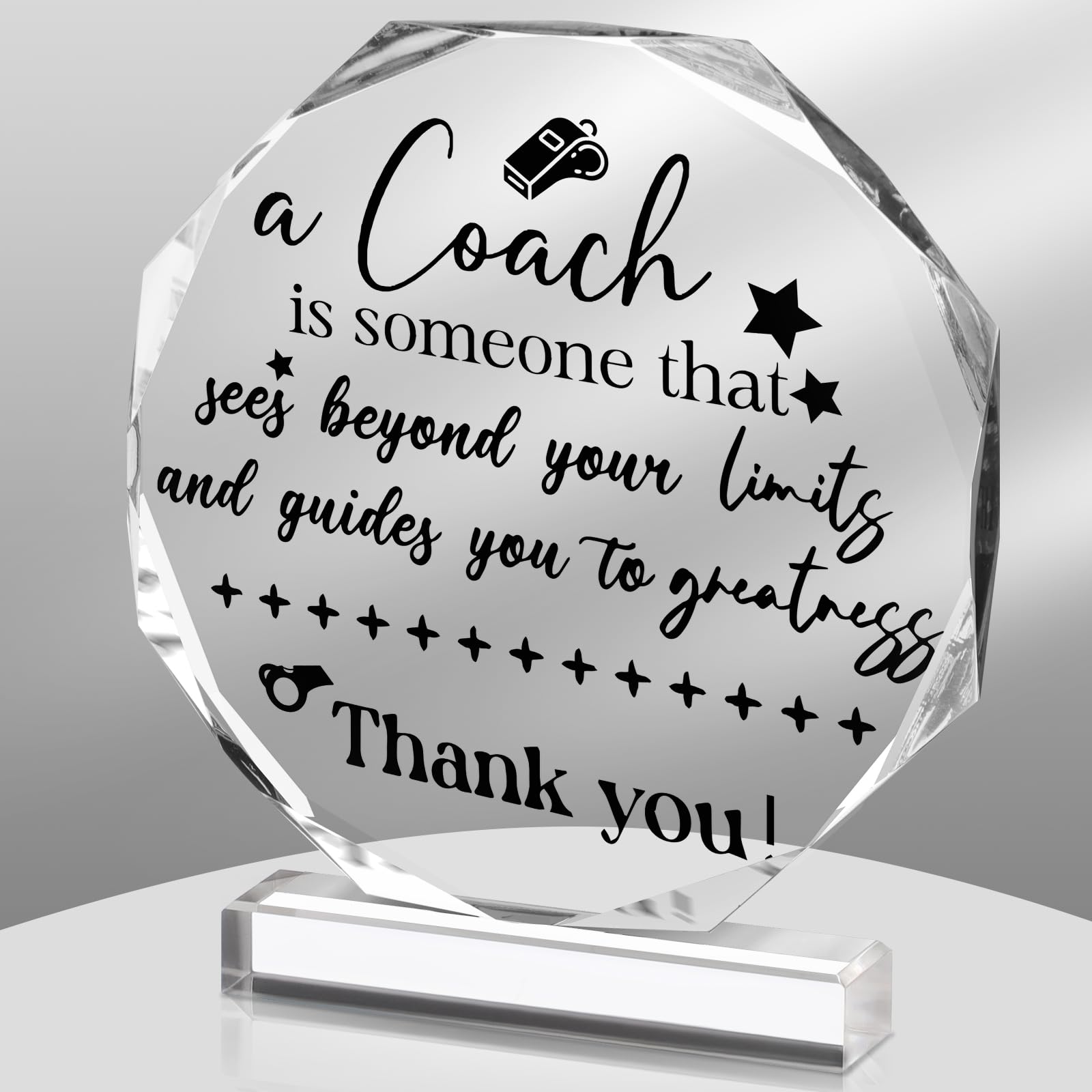 Panelee Thank You Gifts for Women Men Acrylic Appreciation Inspirational Gift Office Coworker Farewell Acrylic Sign Table Decor 