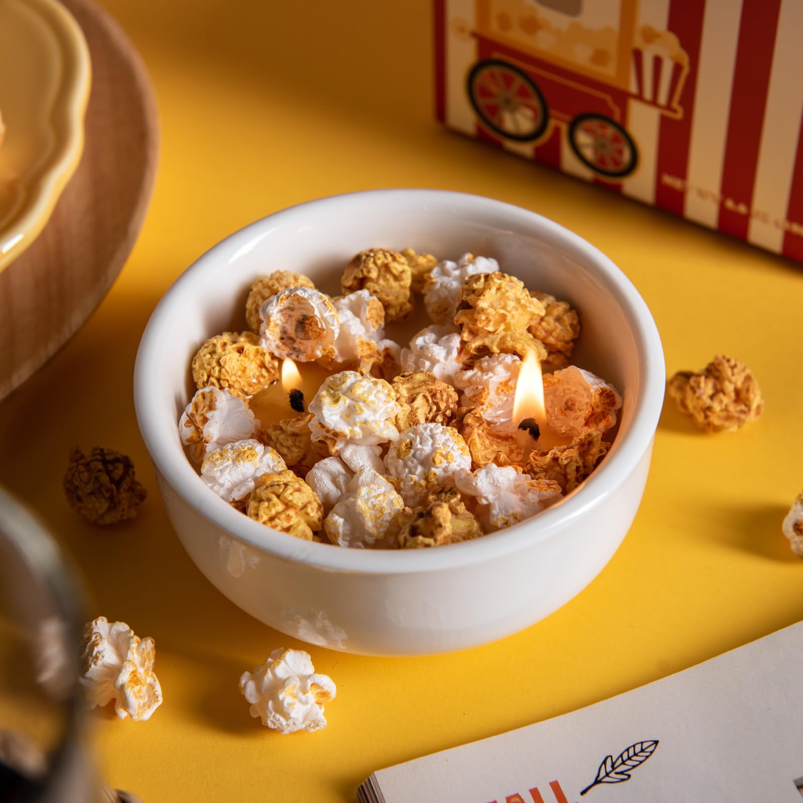 Popcorn Bowl Aromatherapy Scented Candle