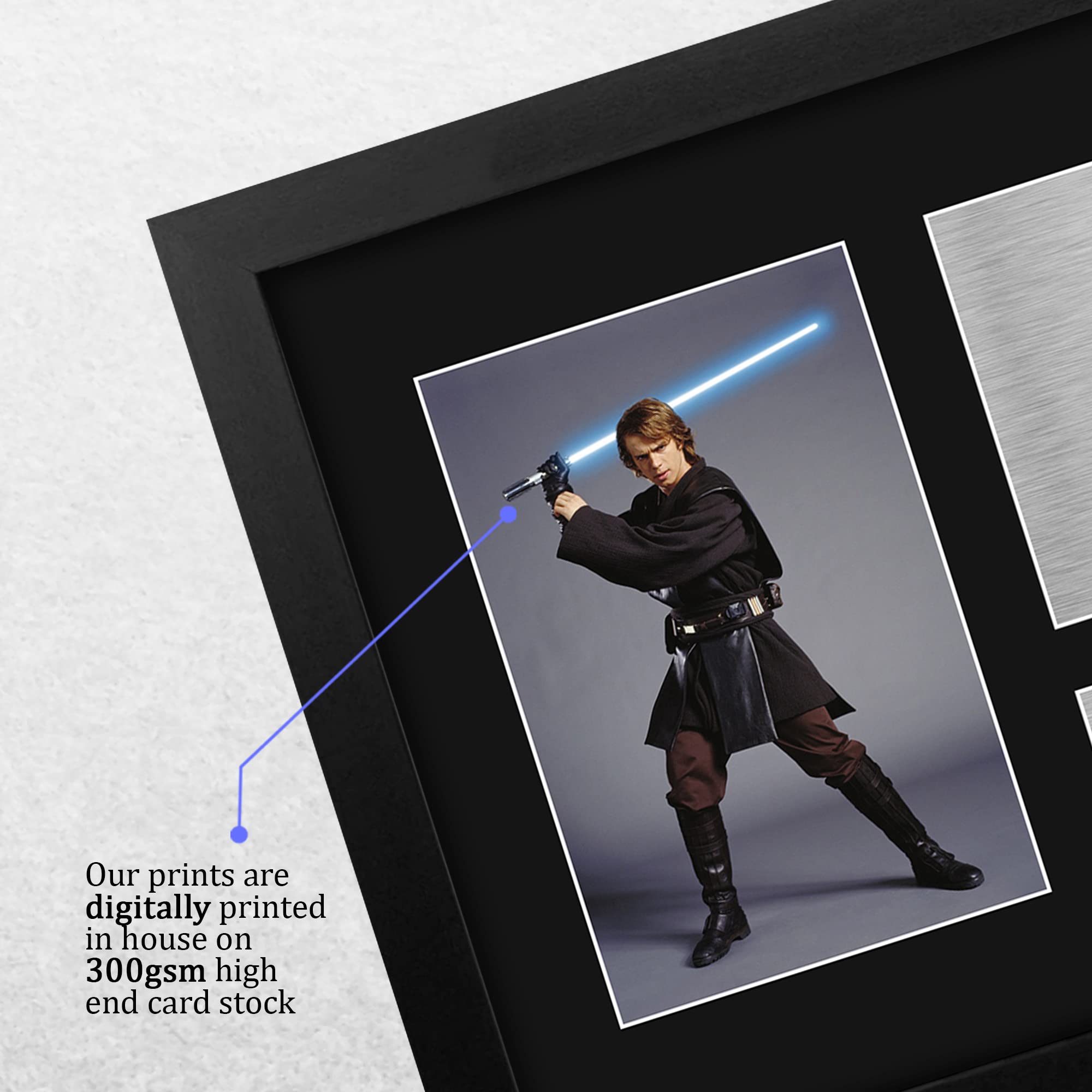 Hwc Trading Hayden Christensen Gift Usl Framed Signed Printed Autograph Star Wars Gifts Anakin Skywalker Print Photo Picture Dis