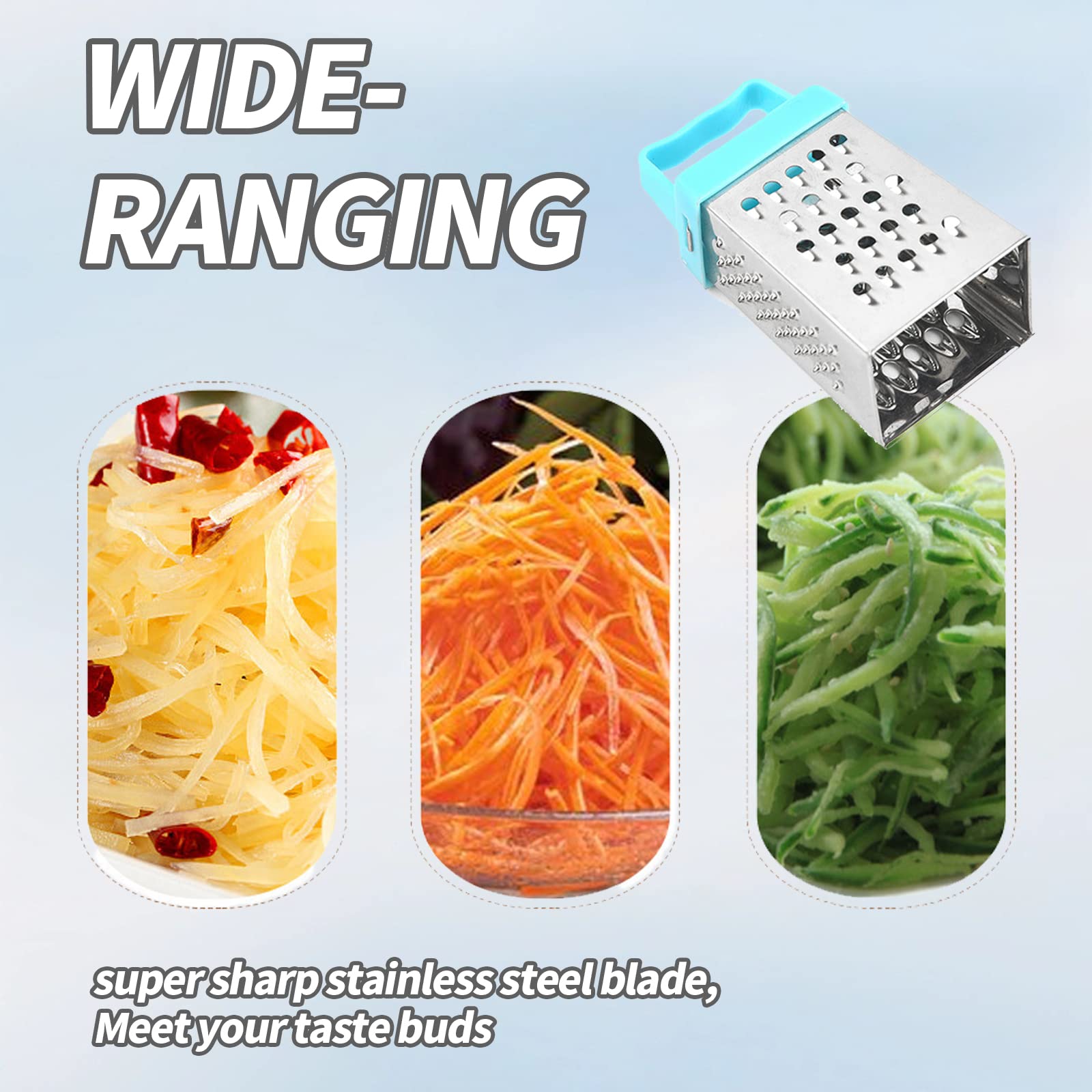 3Pcs Mini Box Grater Set - Stainless Steel Cheese Graters For Kitchen Slicing Cheese, Ginger, And Vegetables - Small Size, Multi