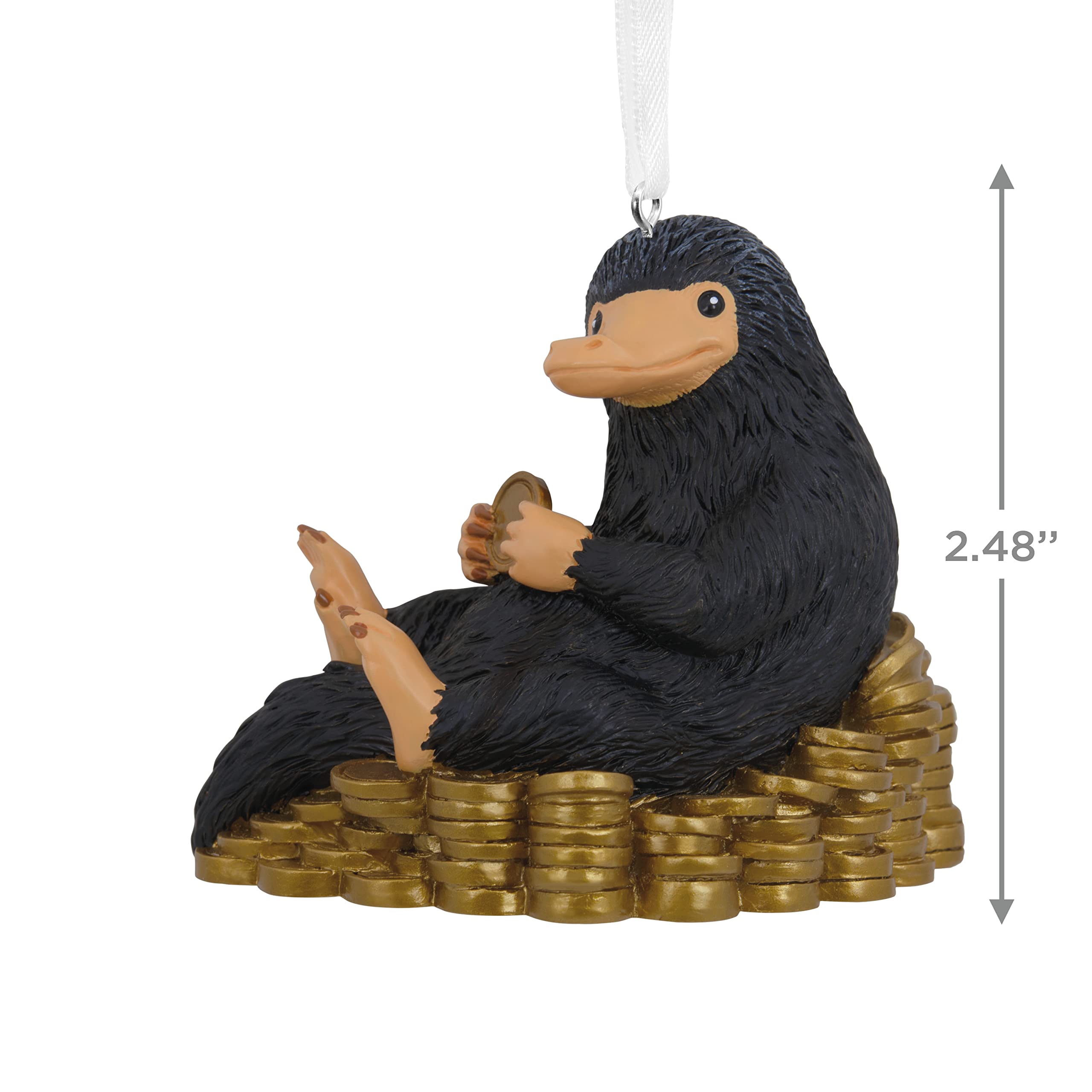 Hallmark Fantastic Beasts and Where to Find Them Niffler with Coins Resin Christmas Ornament