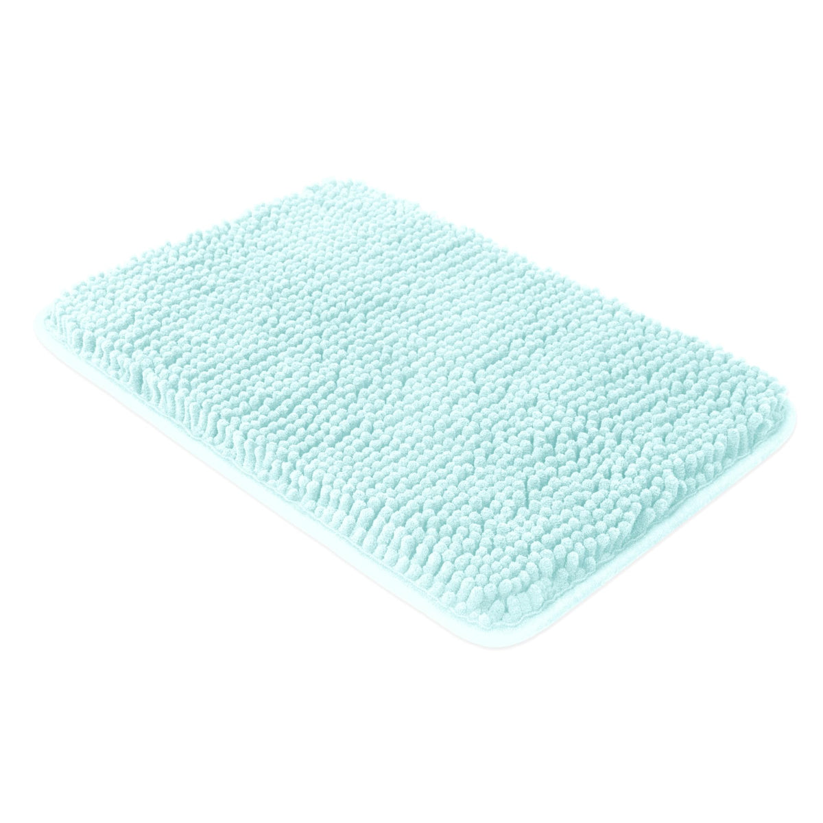 Yeaban Aqua Bathroom Rugs Sets 2 Piece - Thick Chenille Bath Mats | Absorbent And Washable Bath Rug Non-Slip, Plush And Soft Rug