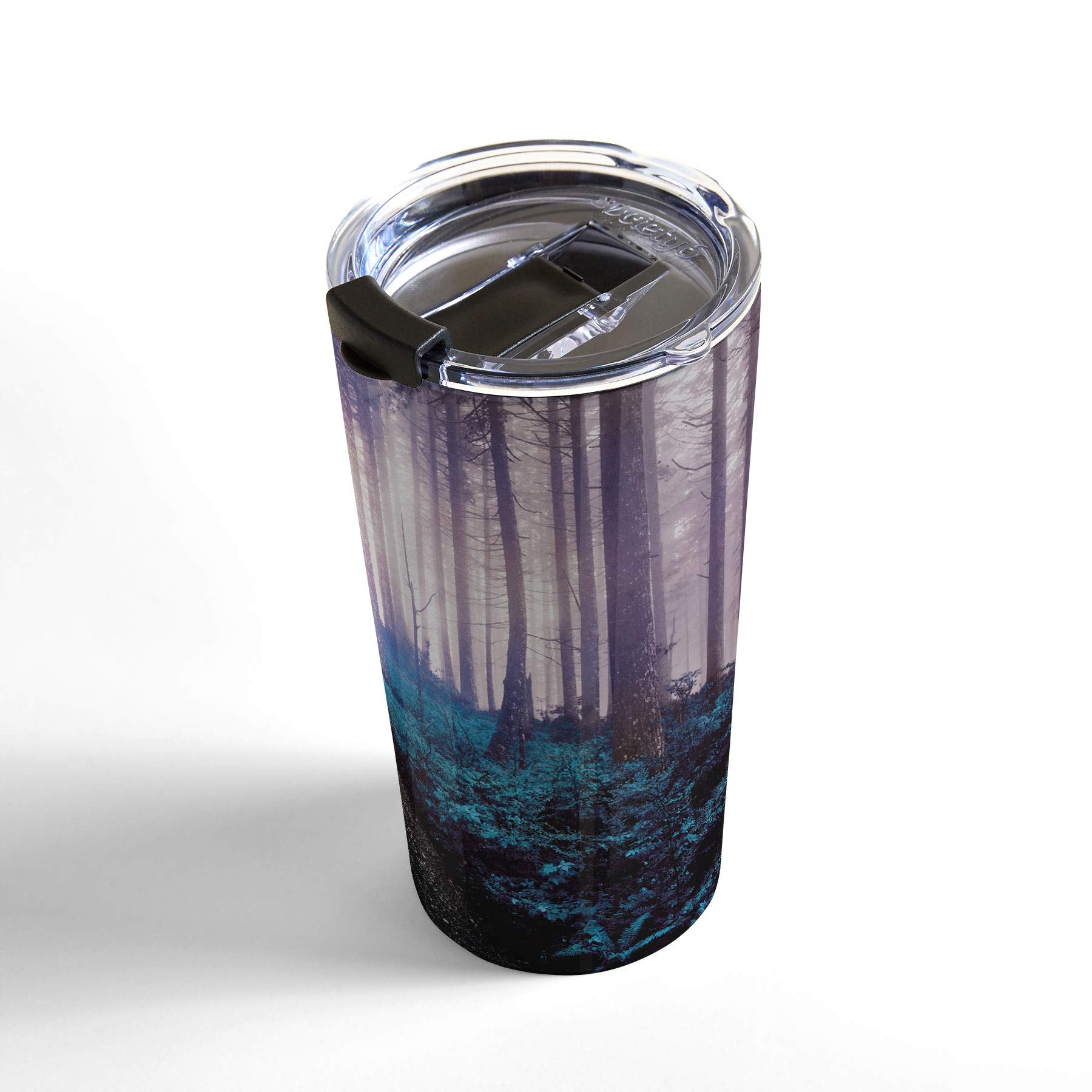 Society6 Nature Magik Turquoise Forest Adventure Travel Mug, 20Oz, Green