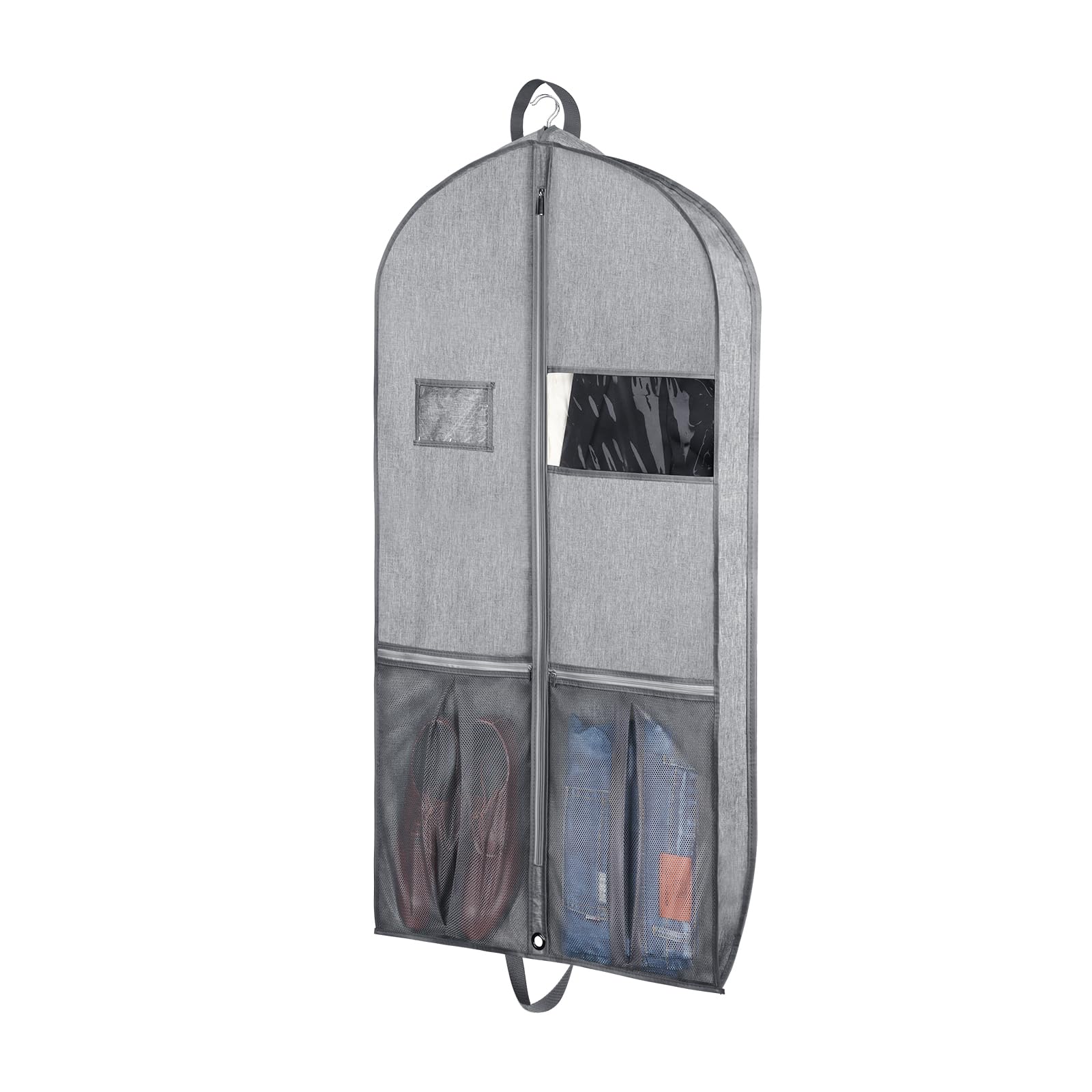 Zilink Heavy Duty Suit Bag For Travel 43    Hanging Garment Bags For Travel Waterproof Suit Cover Bags For Closet Storage With H