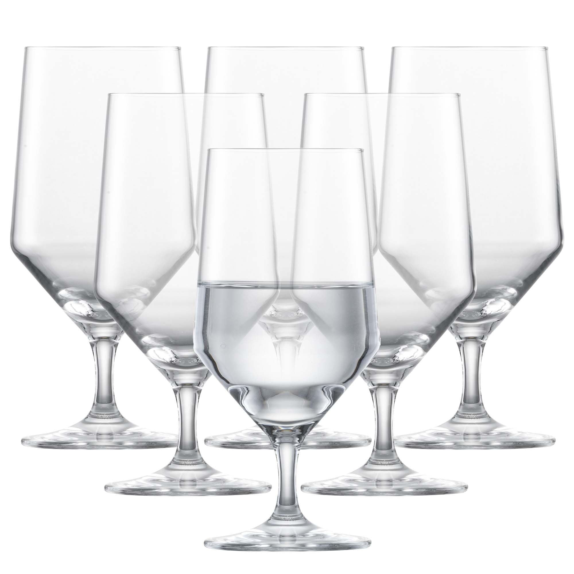ZWIESEL GLAS Pure Water Glass (Set of 6), Drinking Glasses for Water, Dishwasher-Safe Machine-Made Tritan Crystal Glasses, Made 