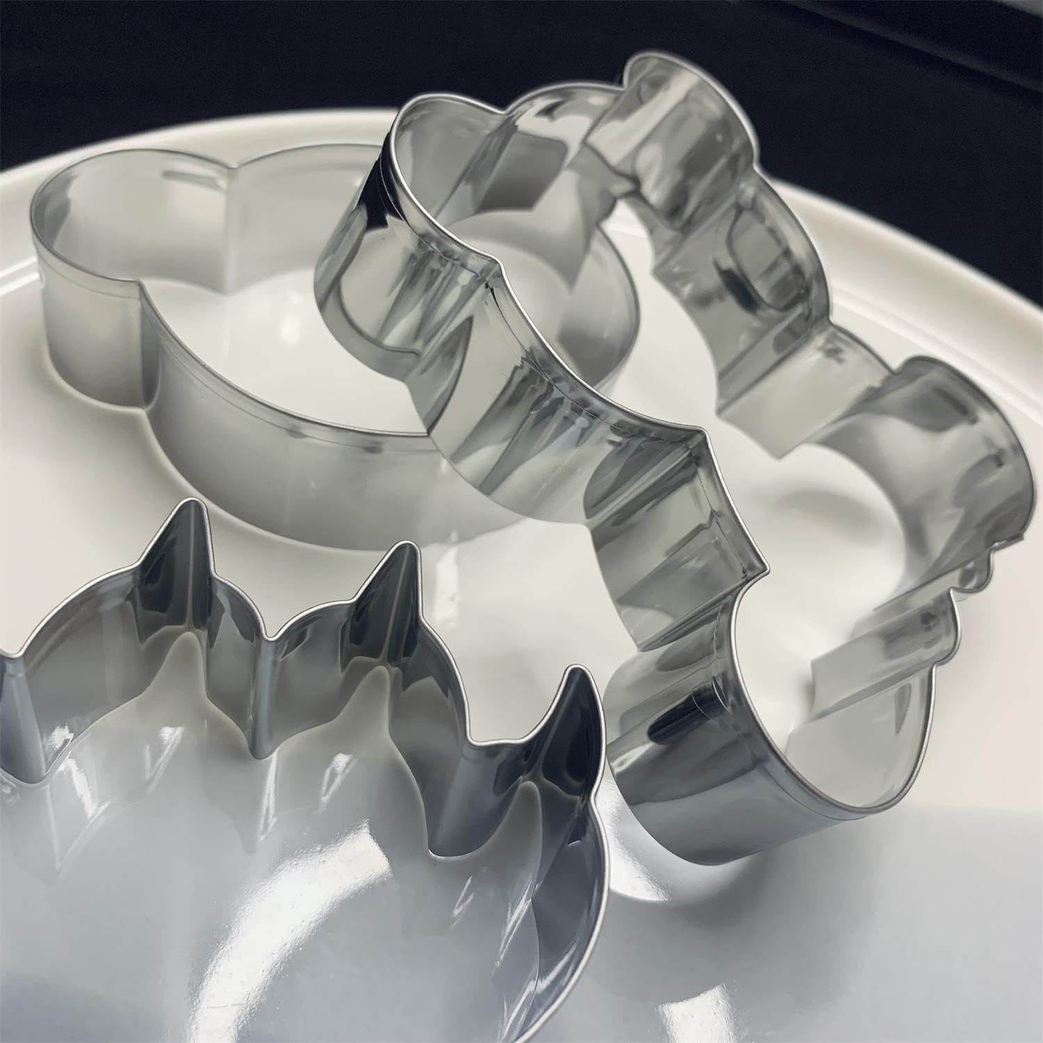 Lubtosmn Bear Cookie Cutter Set-3 Piece-Bear Head, Bear Paw And Bear-Diswasher Safe-Cookie Cutters Shapes For Baby Shower Birthd