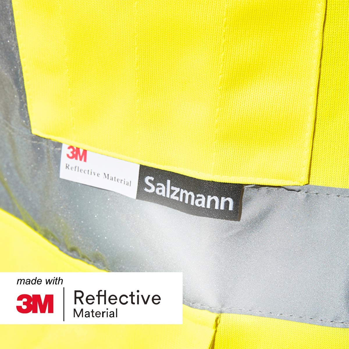 Salzmann 3M Multi-Pocket Safety Vest - Reflective High Visibility Vest - Made With 3M Reflective Material - Meets Ansiisea107