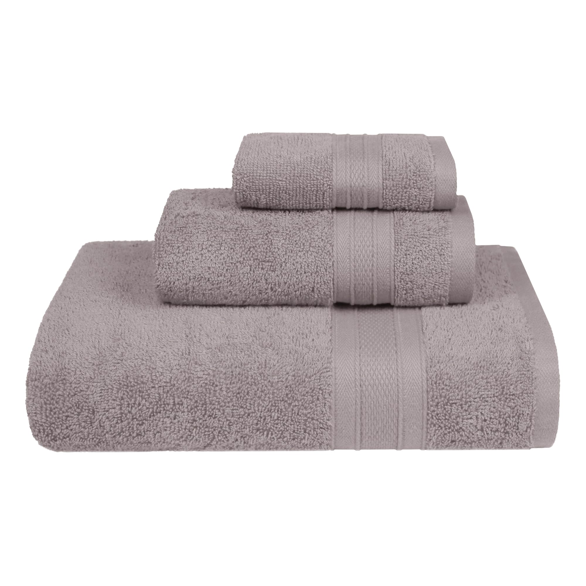 Trident Soft Comfort Air Rich Towels For Bath, 100% Cotton Towel, Super Soft, Highly Absorbent, 3 Pieces Towel Set, 500 Gsm - Ch