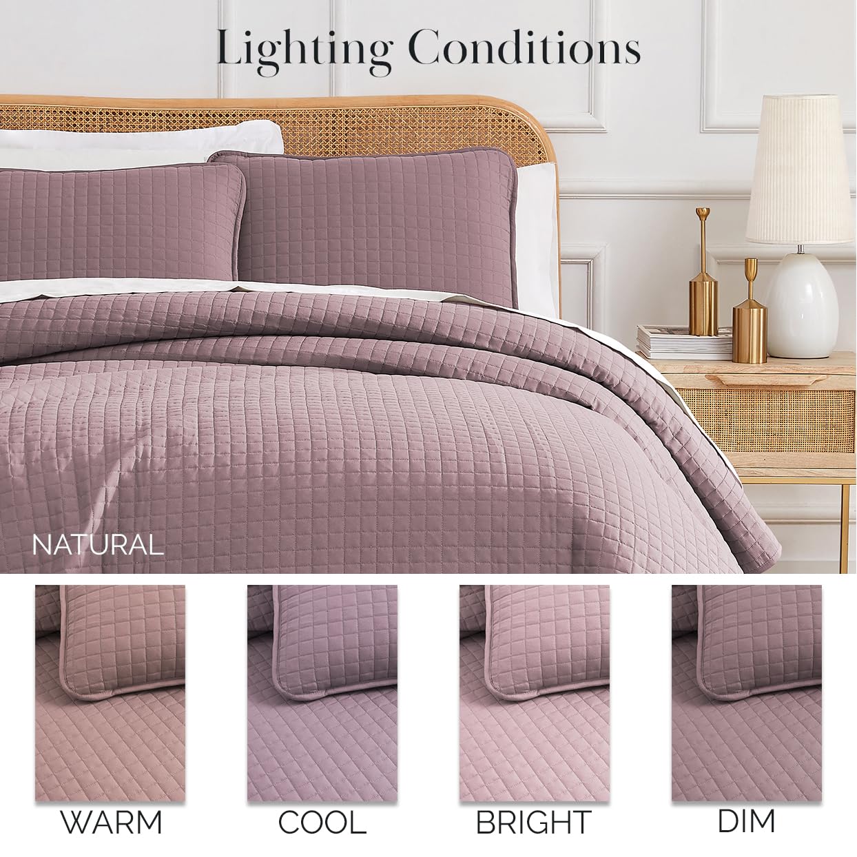 Vilano Springs, Premium Quality, Soft, Wrinkle, Fade,  Stain Resistant, Easy Case, Oversized Quilt Cover Set With 1 Quilt Set An