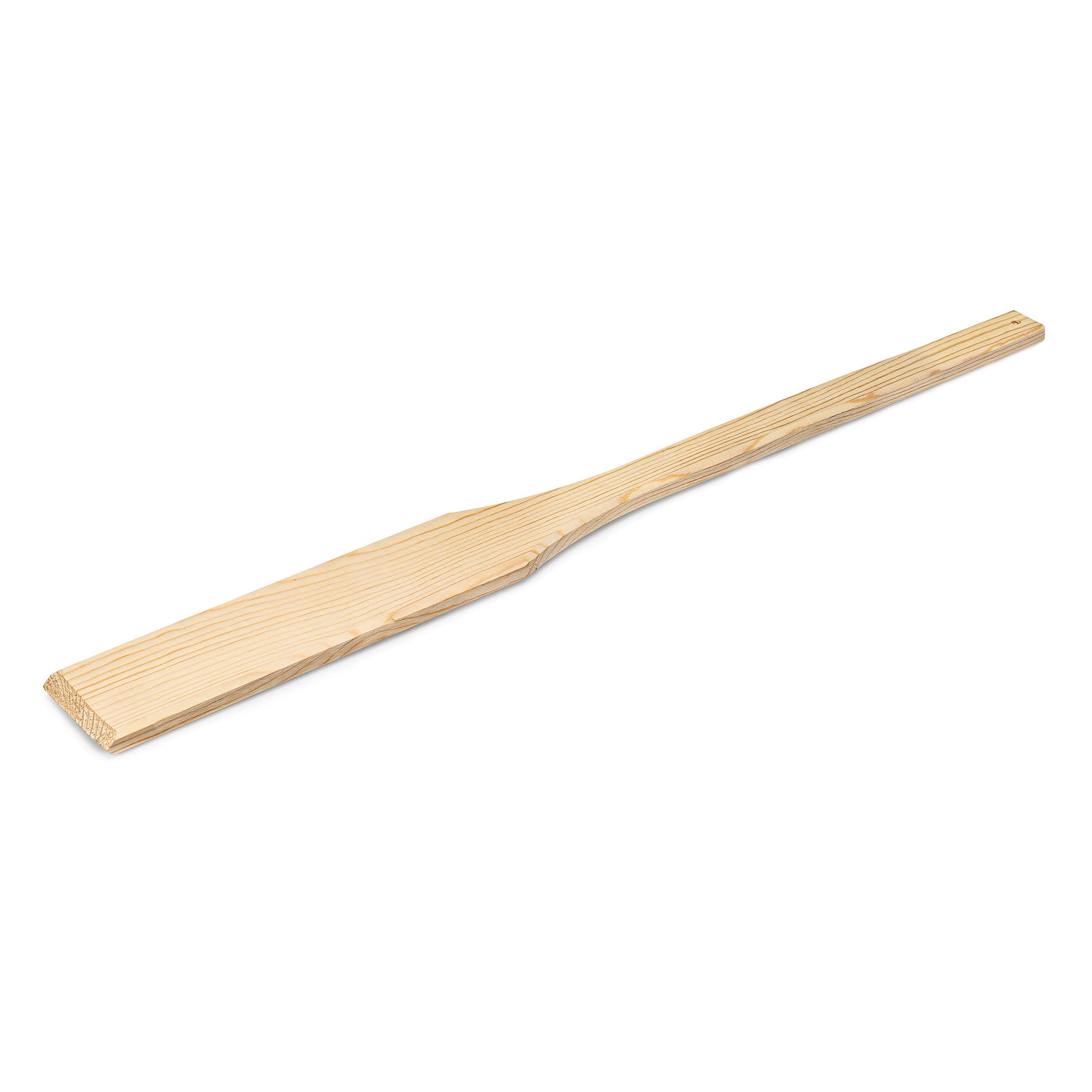 Champs Artisanal Handmade 36'' Long Wooden Spatula- Heavy Duty Extra Long Handled Utensils - Cajun Cooking Stock Pot Spoon For S