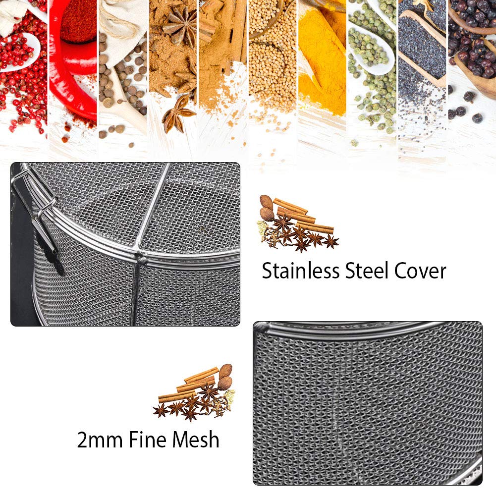 Stainless Steel Spice Seasoning Strainer Tea Ball Strainer Soup Seasonings Seperation Basket Spice Filter Kitchen Tools 5.52 X 3