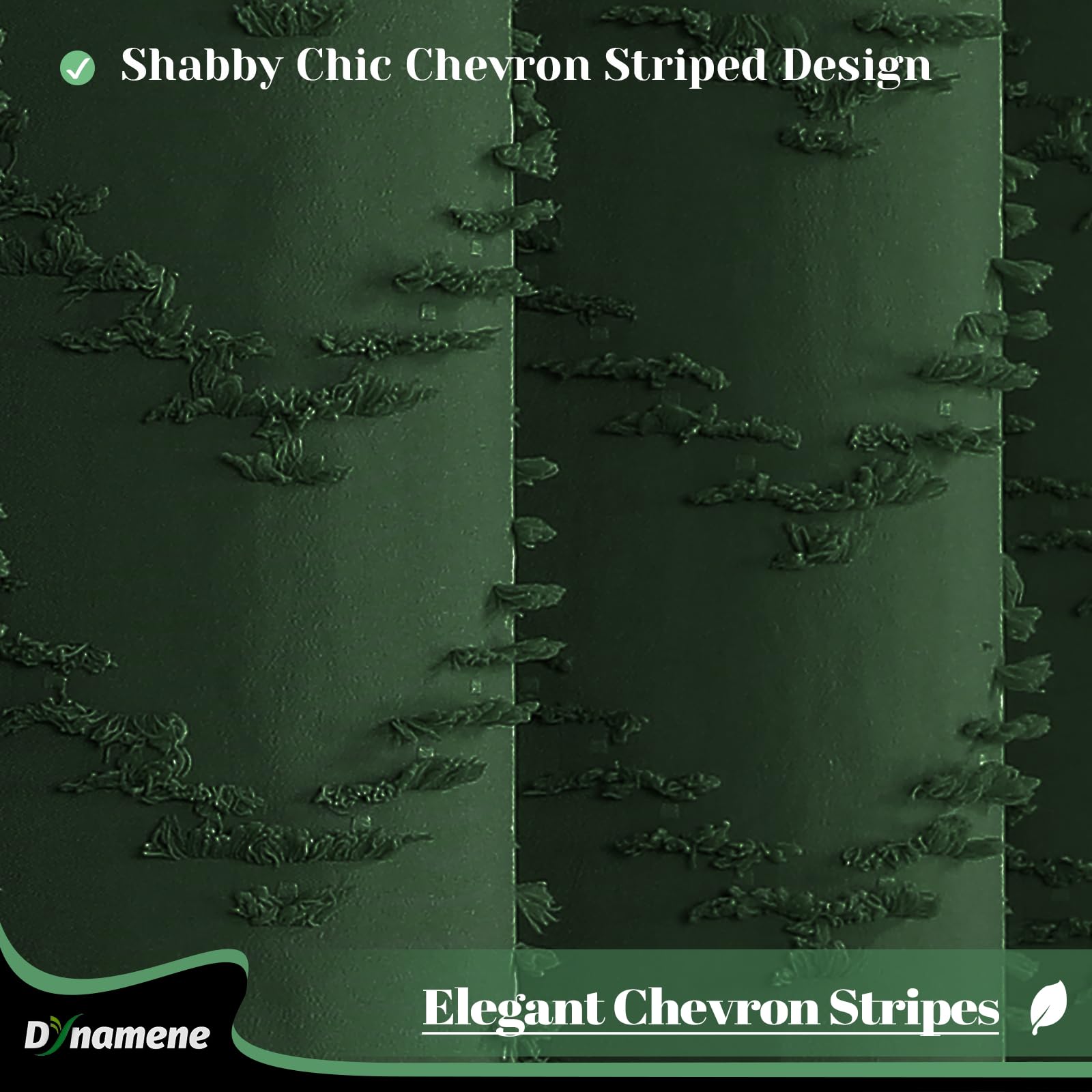 Dynamene Extra Long Shower Curtains, 84 Inch Long Boho Tufted Chevron Striped Fabric Bathroom Shower Curtains, Tall Minimalist C