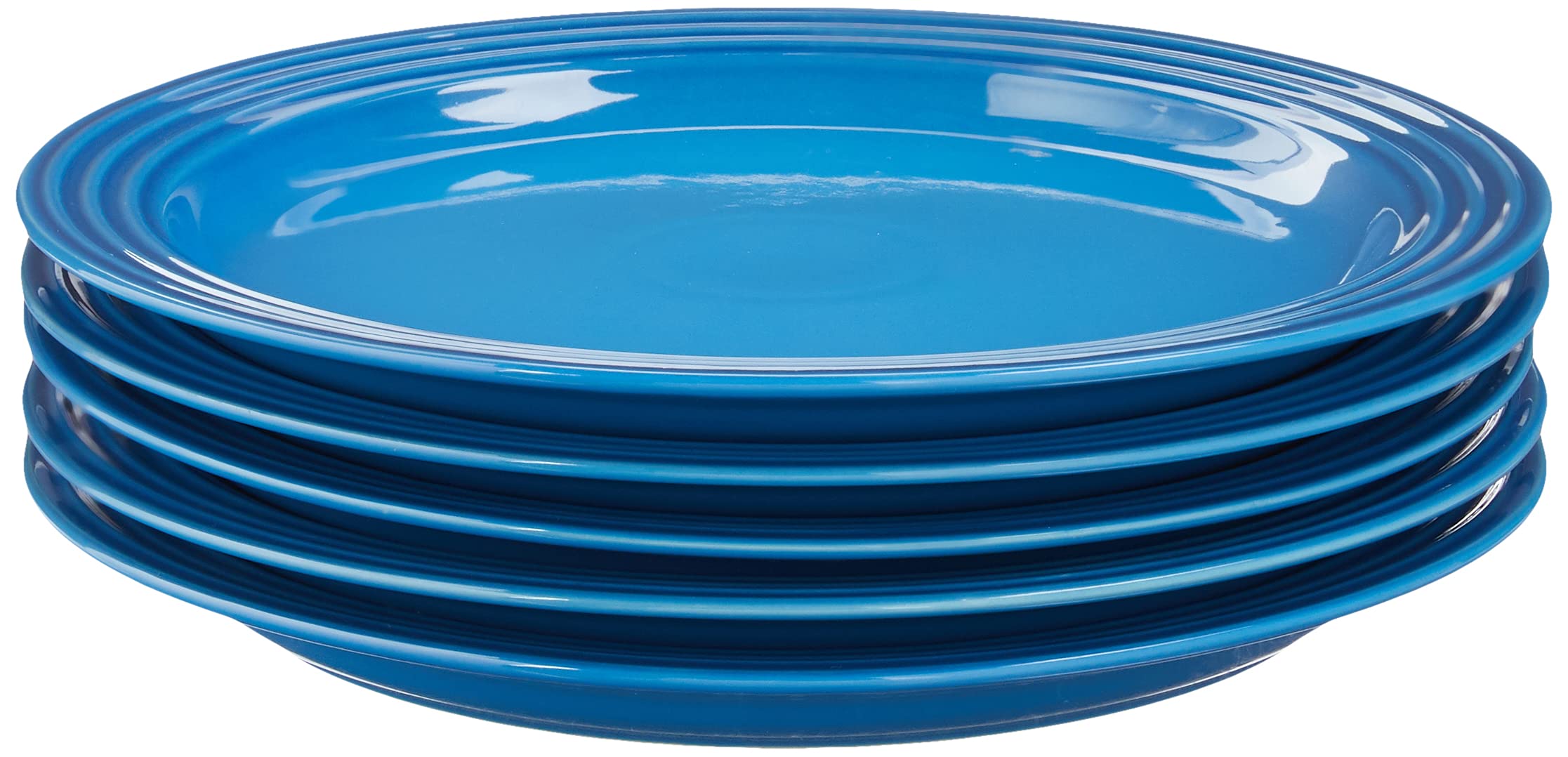 Le Creuset Stoneware Set Of 4 Dinner Plates, 10.5'' Each, Marseille
