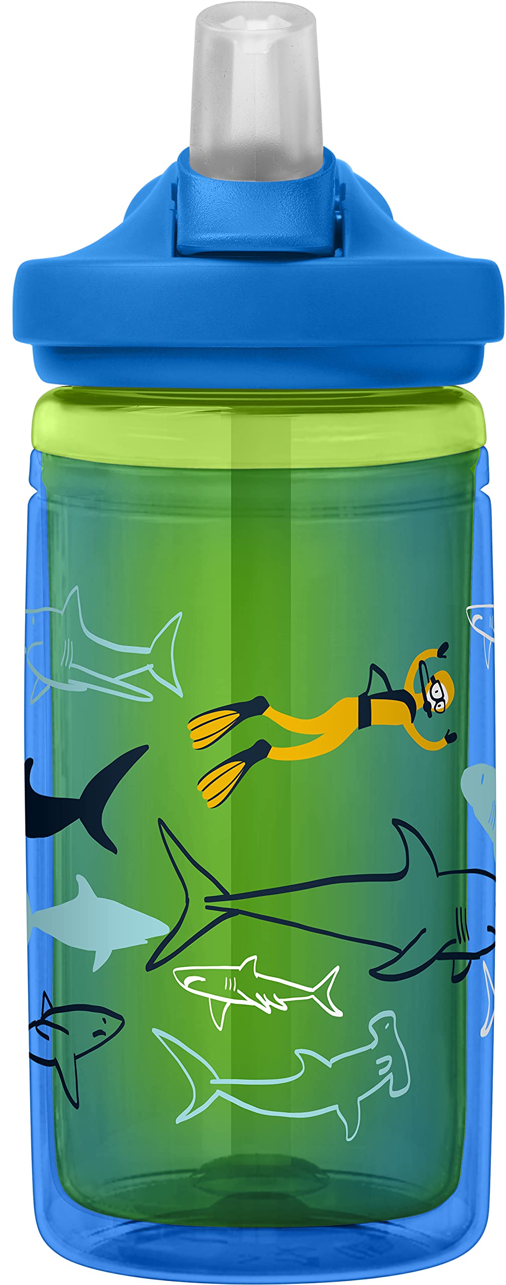 CamelBak eddy+ Kids Insulated BPA-Free Bottle  14oz  Scuba Sharks