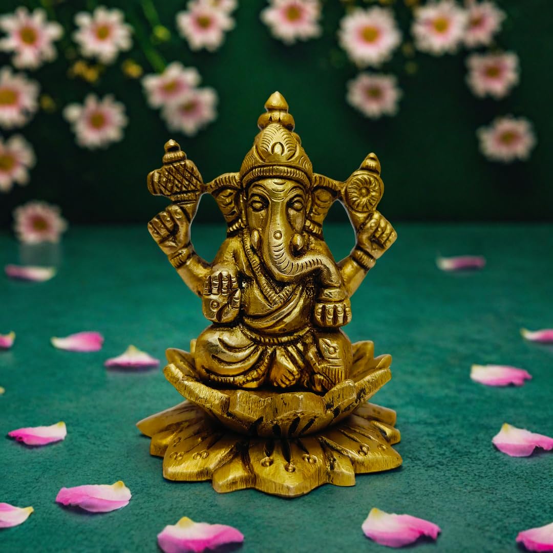 Rama Metal Brass Ganesh Idol