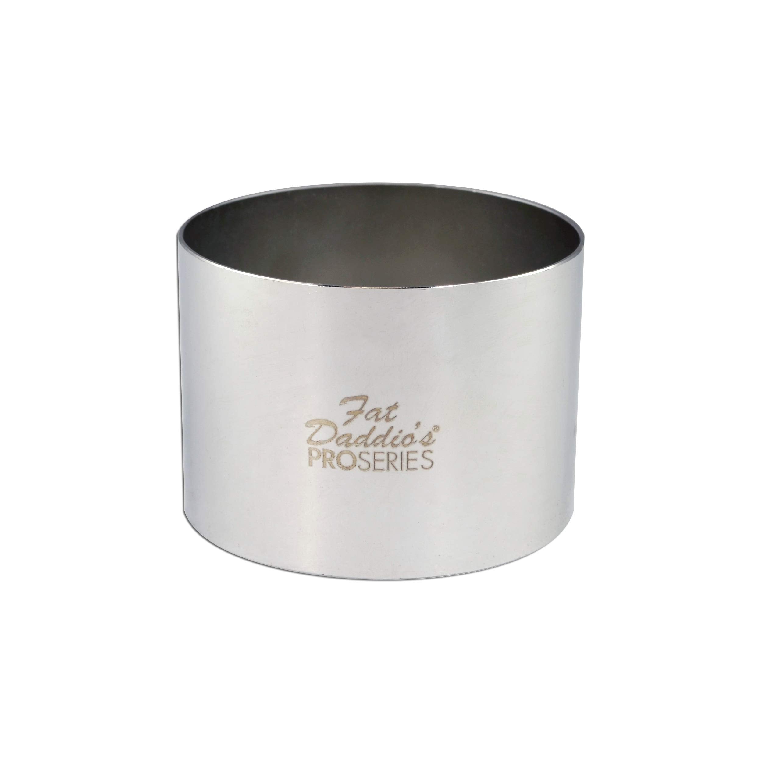 Fat Daddios Stainless Steel Round Cake & Pastry Ring, 2.75 x 2 Inch