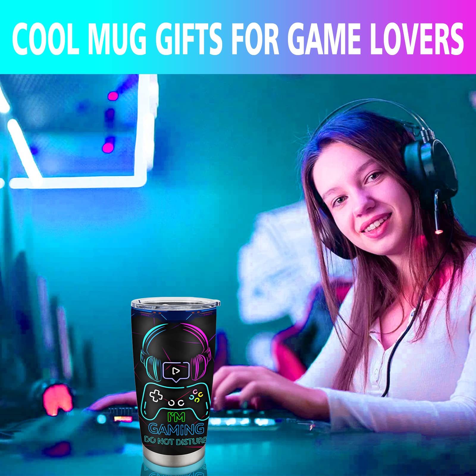 Gamer Gifts, Gifts For Gamers, Cool Gamer Gifts For Men Teenage Teen Boys Boyfriend, Gaming Mugs Stuff, Video Games Party Favors