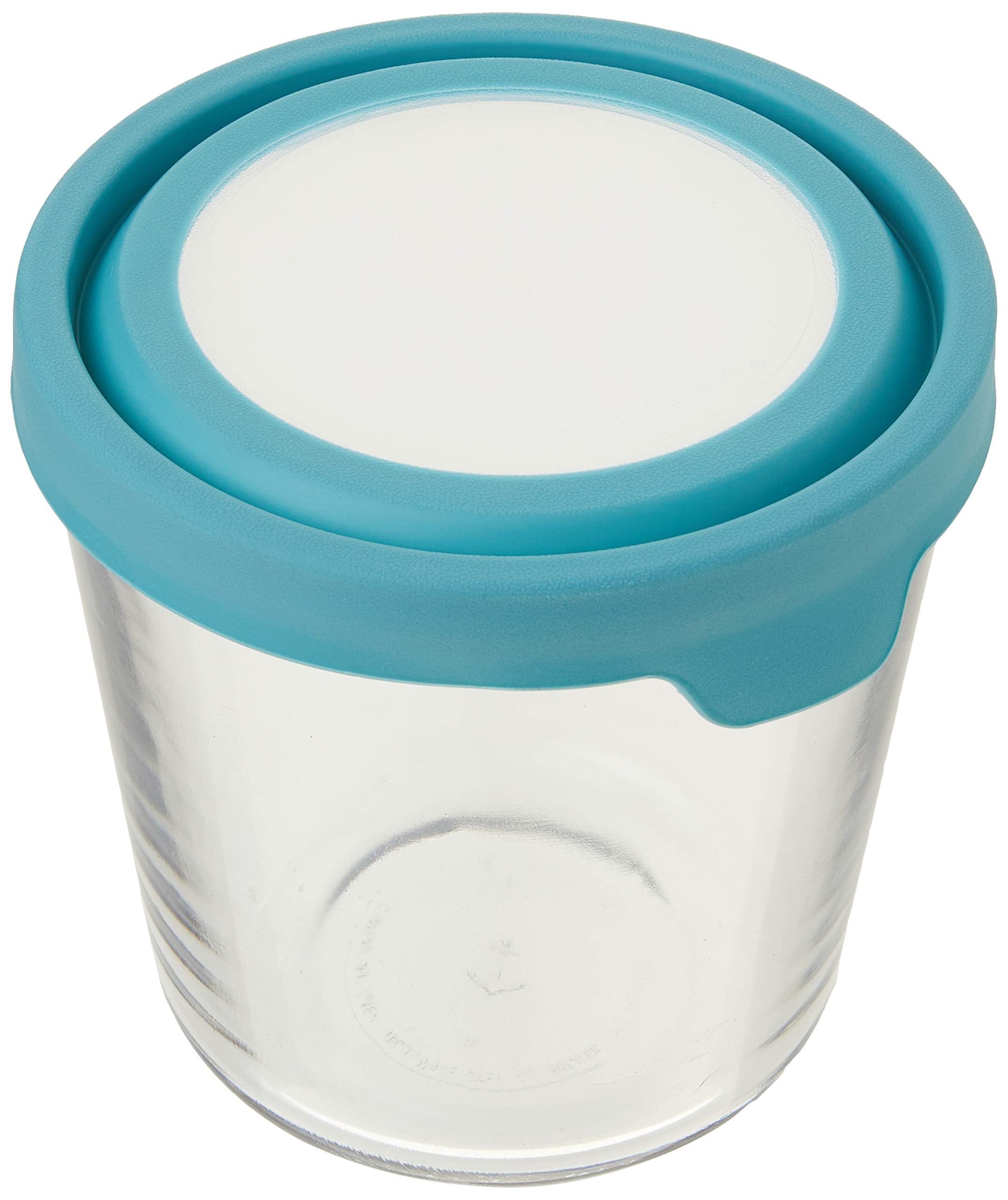 Anchor Hocking Preperation Glass Food Storage, 7 Cup Tall, Mineral Blue