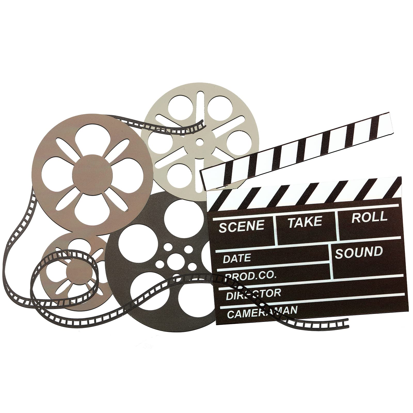 Metal Movie Reel Wall Art Abstract Antique Movie Theater Decor Beautiful Theater Reel Wall Art Contemporary Decorative Art Film 
