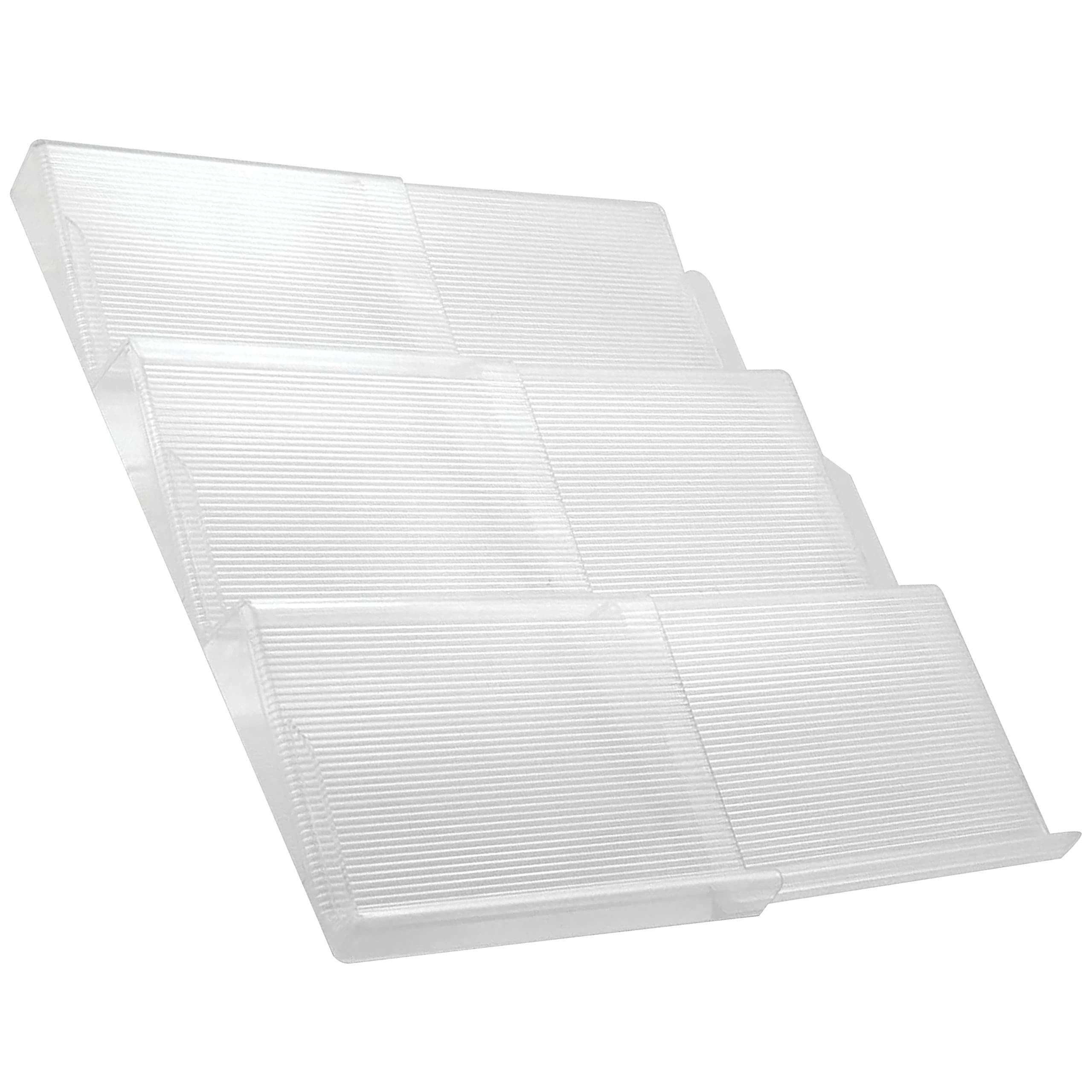 BaHoki Essentials 3 Tier Spice Rack- Kitchen Drawer Organizer - Clear Plastic Storage Rack for Kitchen Pantry - Perfect for Salt