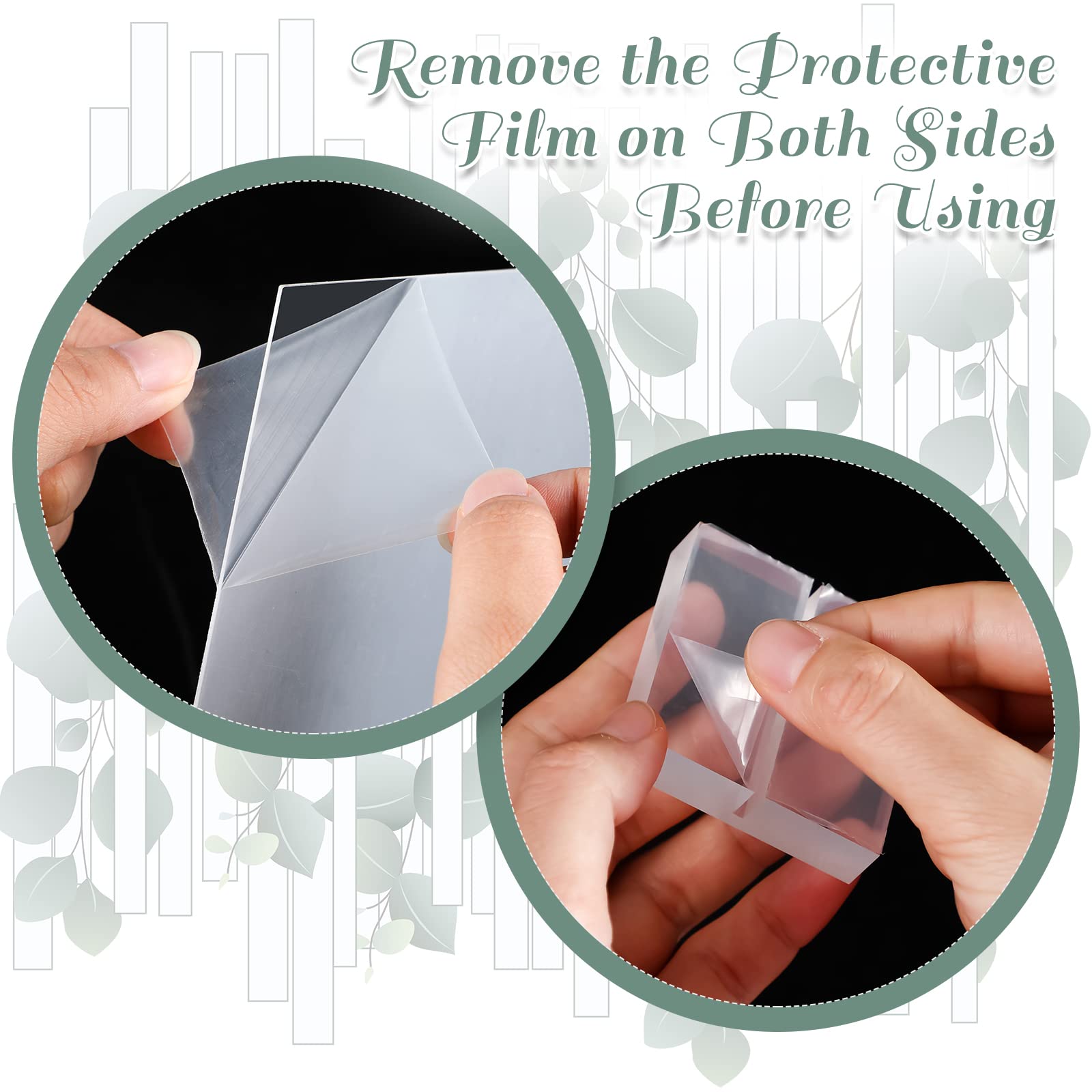 12 Pcs Clear Acrylic Place Cards With 12 Acrylic Holder Wedding Table Numbers With Acrylic Stand Diy Table Name Cards Plates For