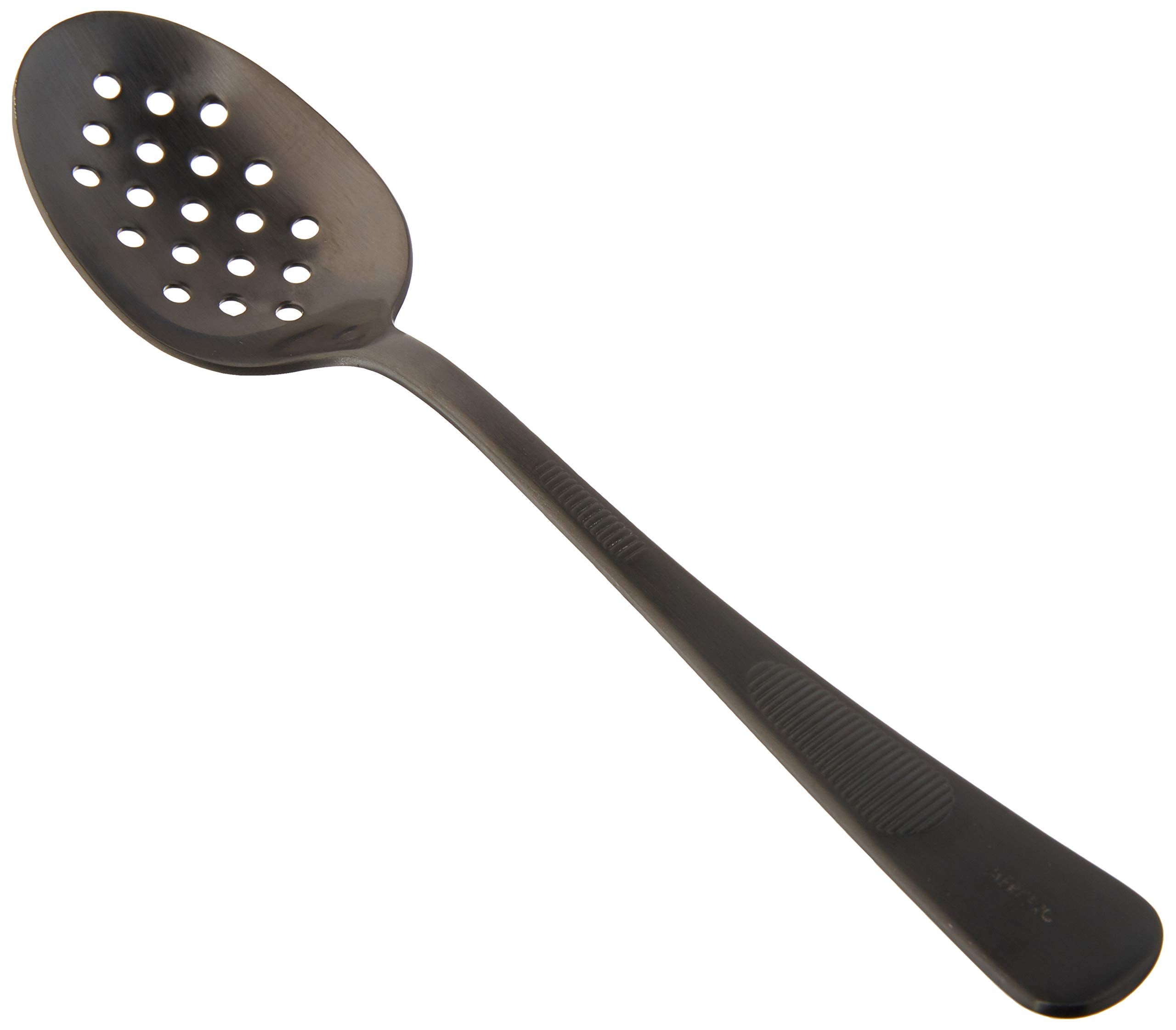 Mercer Culinary 18-8 Stainless Steel Plating Spoon, 7-7/8 Inch, Matte Black