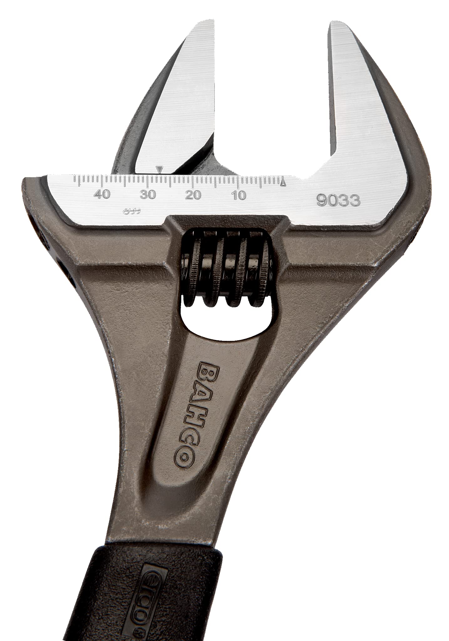 Bahco 9033 R Us Ergo X-Wide Adjustable Wrench, 10-Inch, Black